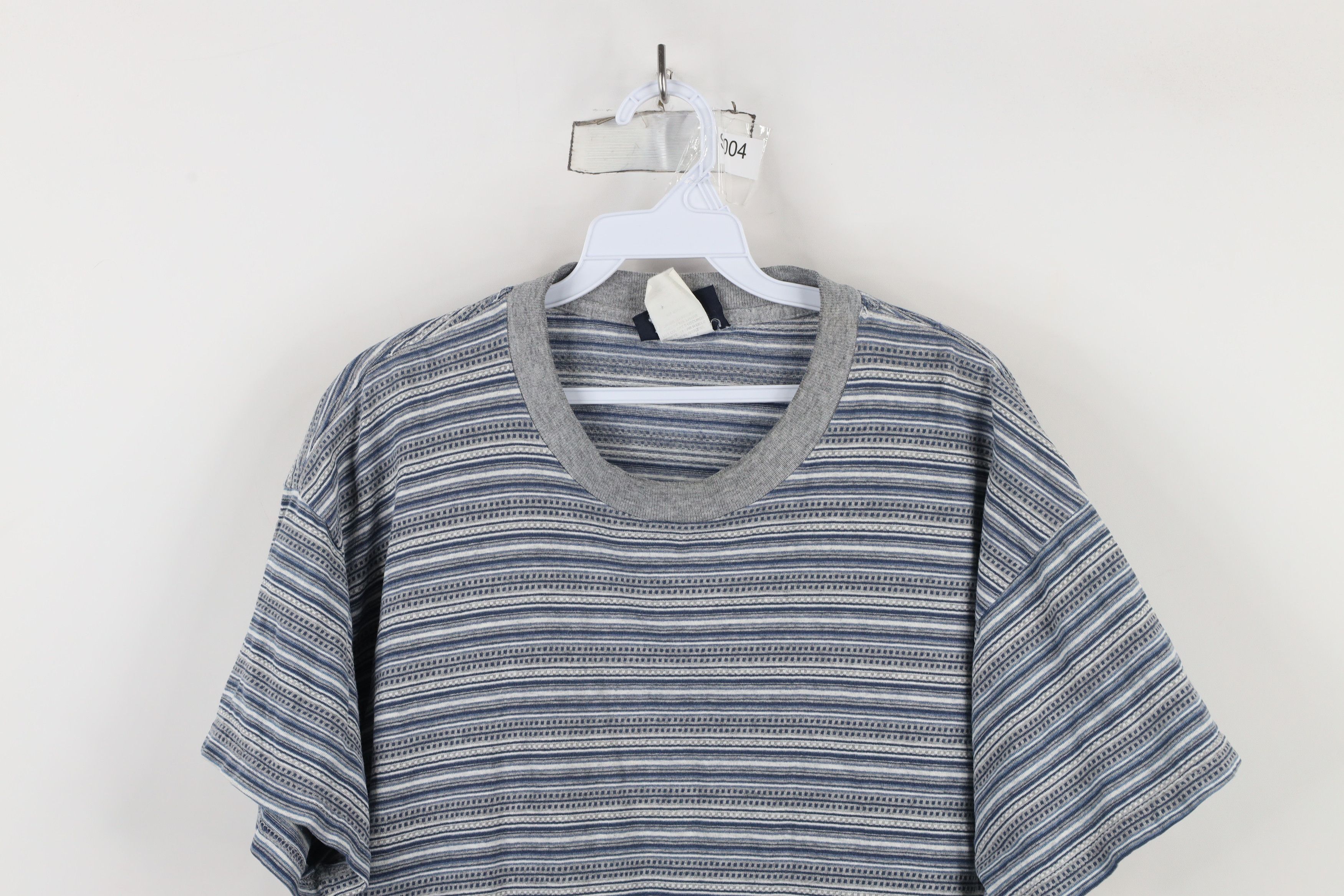 Vintage Vintage 90s Streetwear Geometric Short Sleeve T-Shirt Size US M / EU 48-50 / 2 - 2 Thumbnail