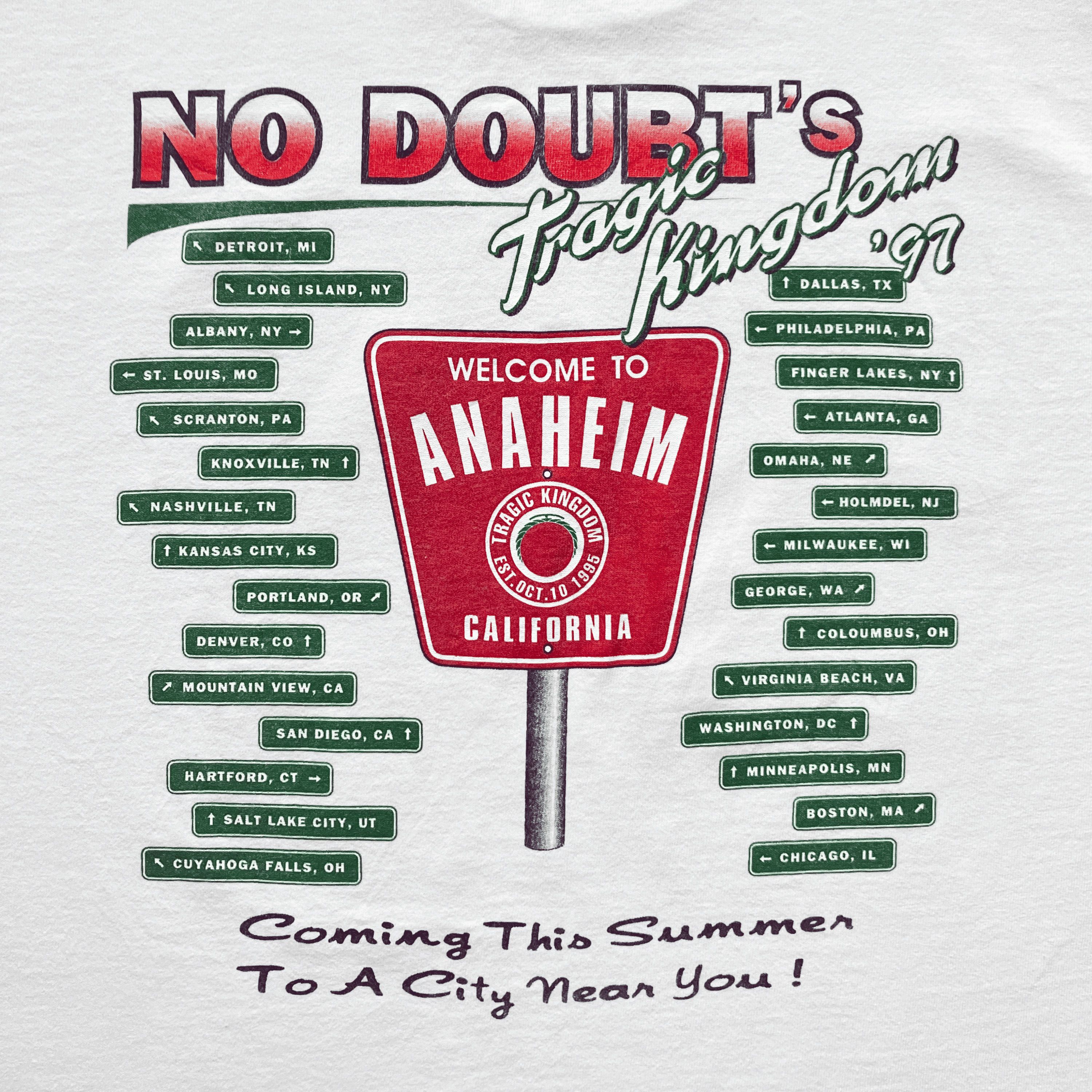 Band Tees Vintage 1997 No Doubt Tragic Kingdom Tour T-Shirt Size US M / EU 48-50 / 2 - 4 Thumbnail