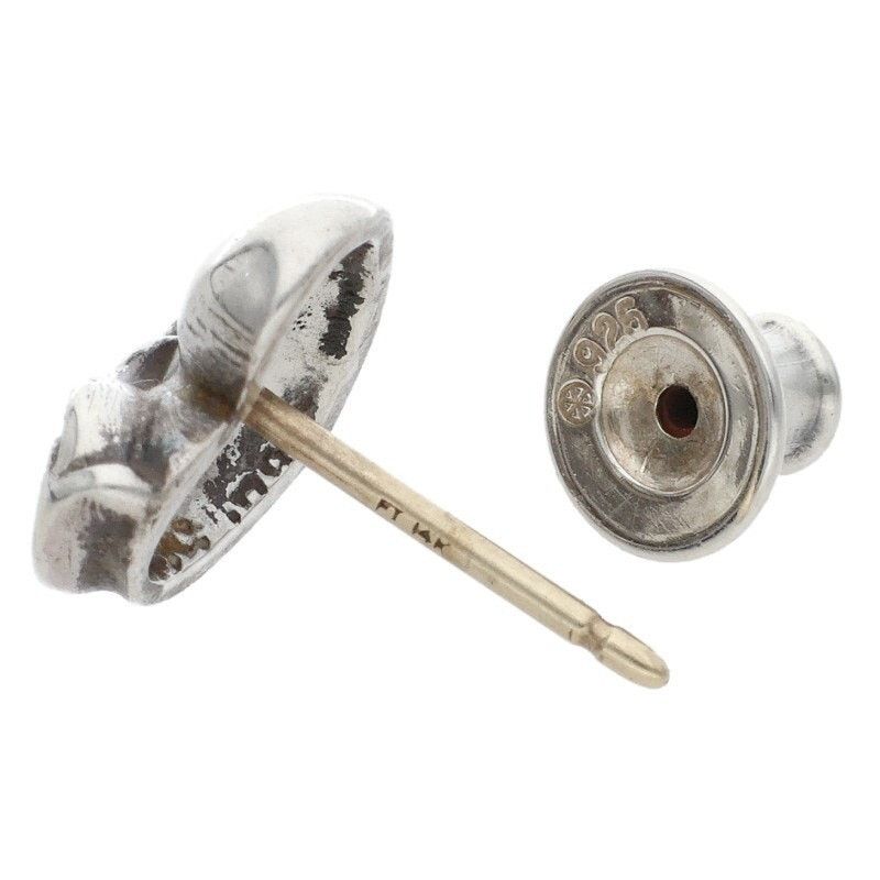 Chrome Hearts Chrome Hearts Heart Stud Silver Earring Size ONE SIZE - 5 Thumbnail
