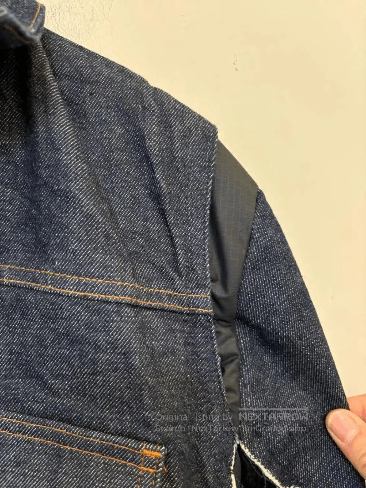 A.P.C. Sz 4 APC x Sacai Denim Patches Jacket. Size US XL / EU 56 / 4 - 3 Thumbnail