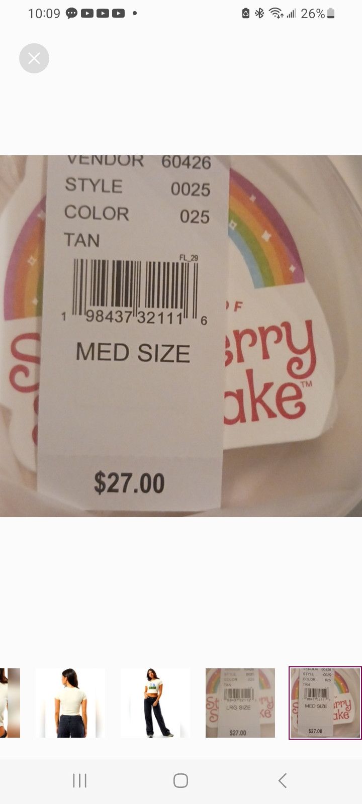 Other Care Bears Show Them You Care T-Shirt Samii Ryanx Strawberry Size M / US 6-8 / IT 42-44 - 8 Thumbnail