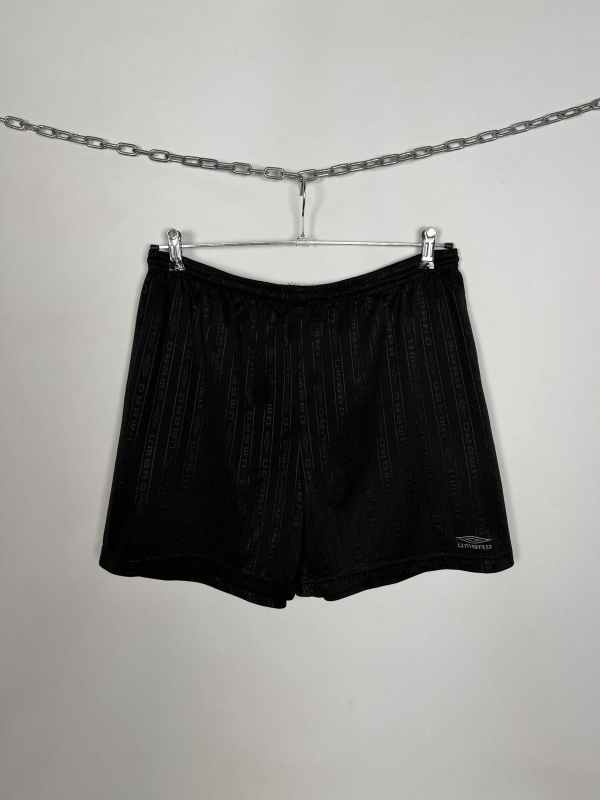 Umbro UMBRO Vintage 90s Monogram Soccer Running Shorts Size XL Size US 38 / EU 54 - 1 Thumbnail
