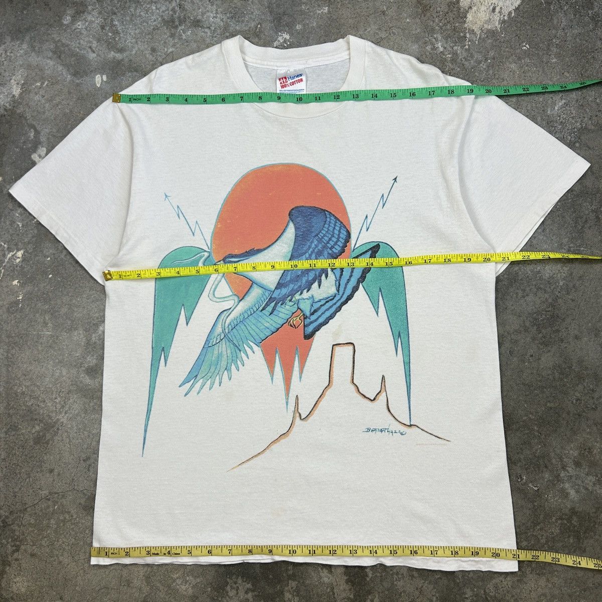 Band Tees × Vintage 1990s Eagles On The Border Size US L / EU 52-54 / 3 - 9 Thumbnail