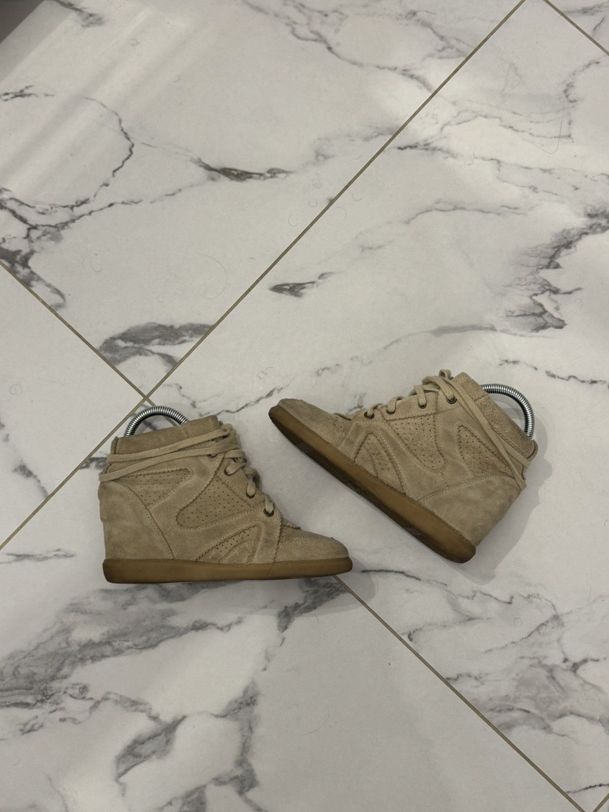 Isabel Marant Unbranded Isabel Marant Style Bekett Wedge Sneakers Shoes Size US 7 / IT 37 - 1 Thumbnail