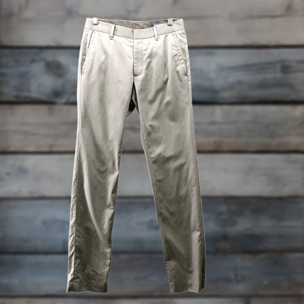 Bonobos Bonobos Friday Slim Chino Pants Mens 28x32 Light Beige Lightweight Flat Front Chino Pants Mens 28 Beige Slim Flat Front 32 Inseam Vintage? Size US 28 / EU 44 - 1 Thumbnail