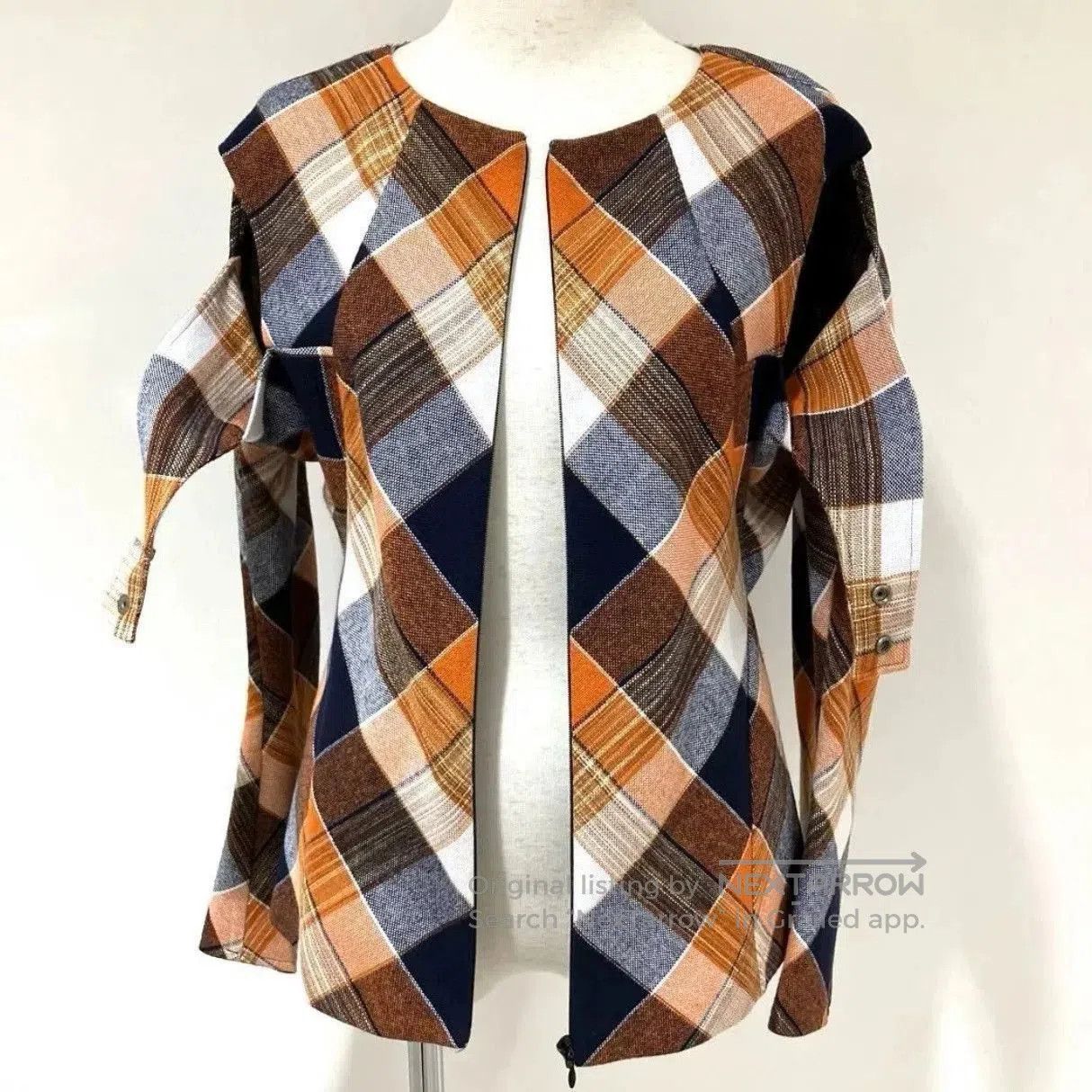 Junya Watanabe junya watanabe mixed wool blend plaid top. Size US S / EU 44-46 / 1 - 7 Thumbnail