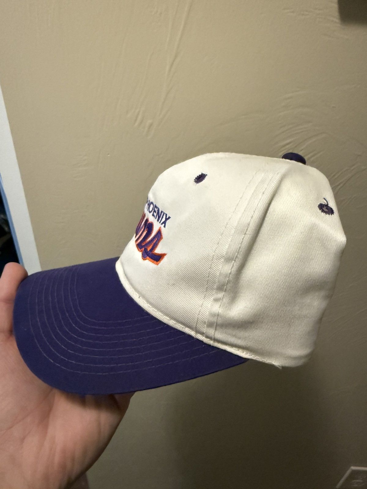 Sports Specialties Vintage Phoenix Suns Sports Specialities Script Hat SnapBack Size ONE SIZE - 4 Thumbnail