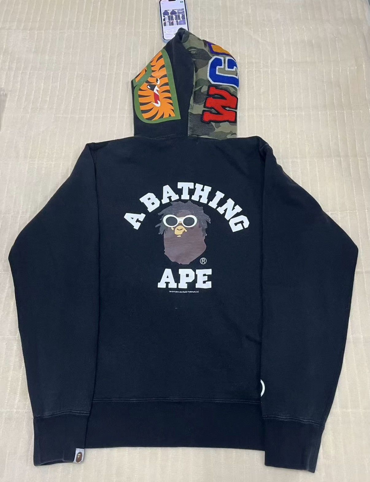 Bape BAPE x Mars Blackmon Dreadlocks Camo Shark Hoodie K5 Size US L / EU 52-54 / 3 - 2 Thumbnail