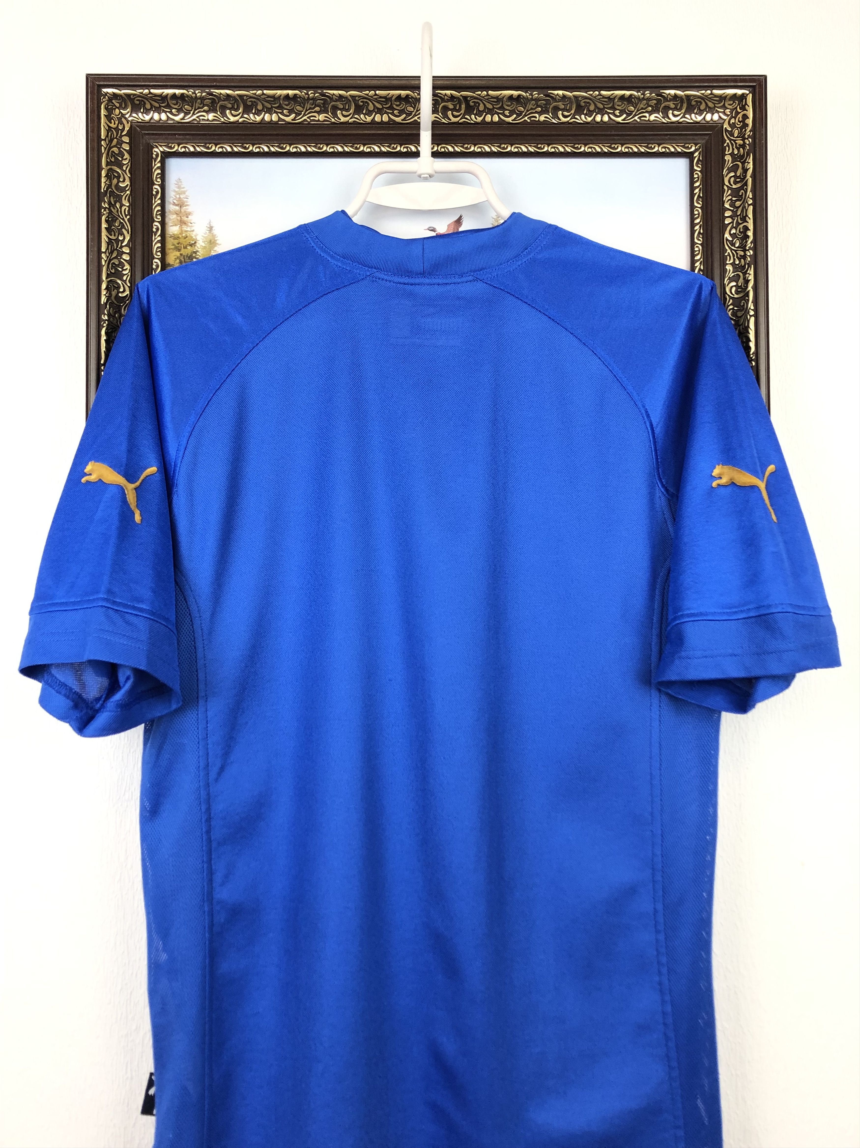 Vintage Italy football shirt 2004 Soccer Puma Maglia Jersey Trikot Size US S / EU 44-46 / 1 - 13 Thumbnail
