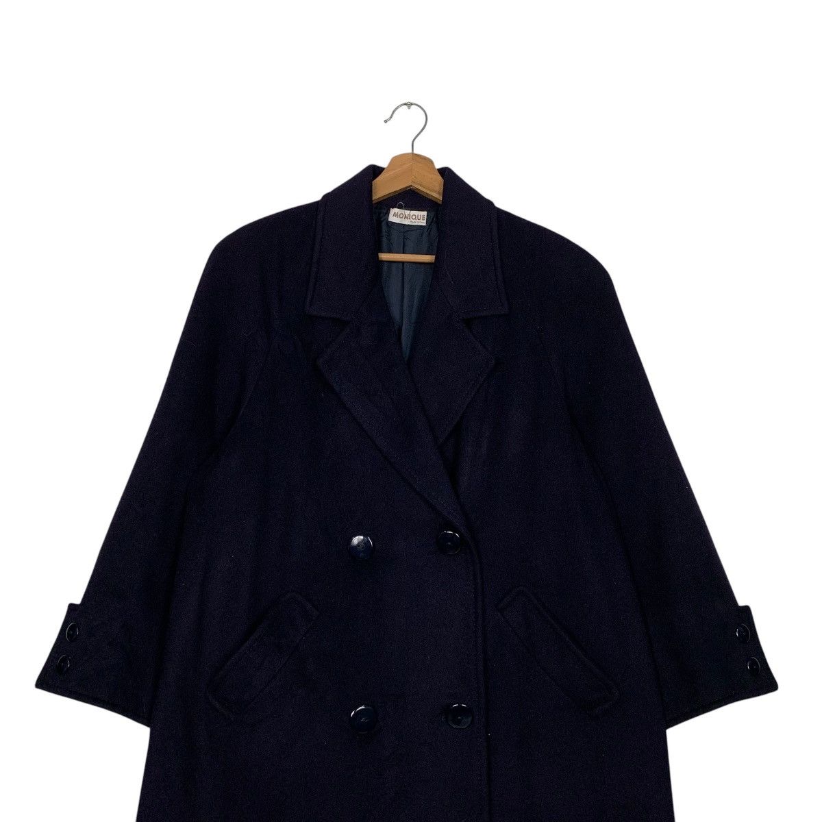 Other Italian Designer Monique Double Breasted Cashmere Coat Size M / US 6-8 / IT 42-44 - 2 Thumbnail