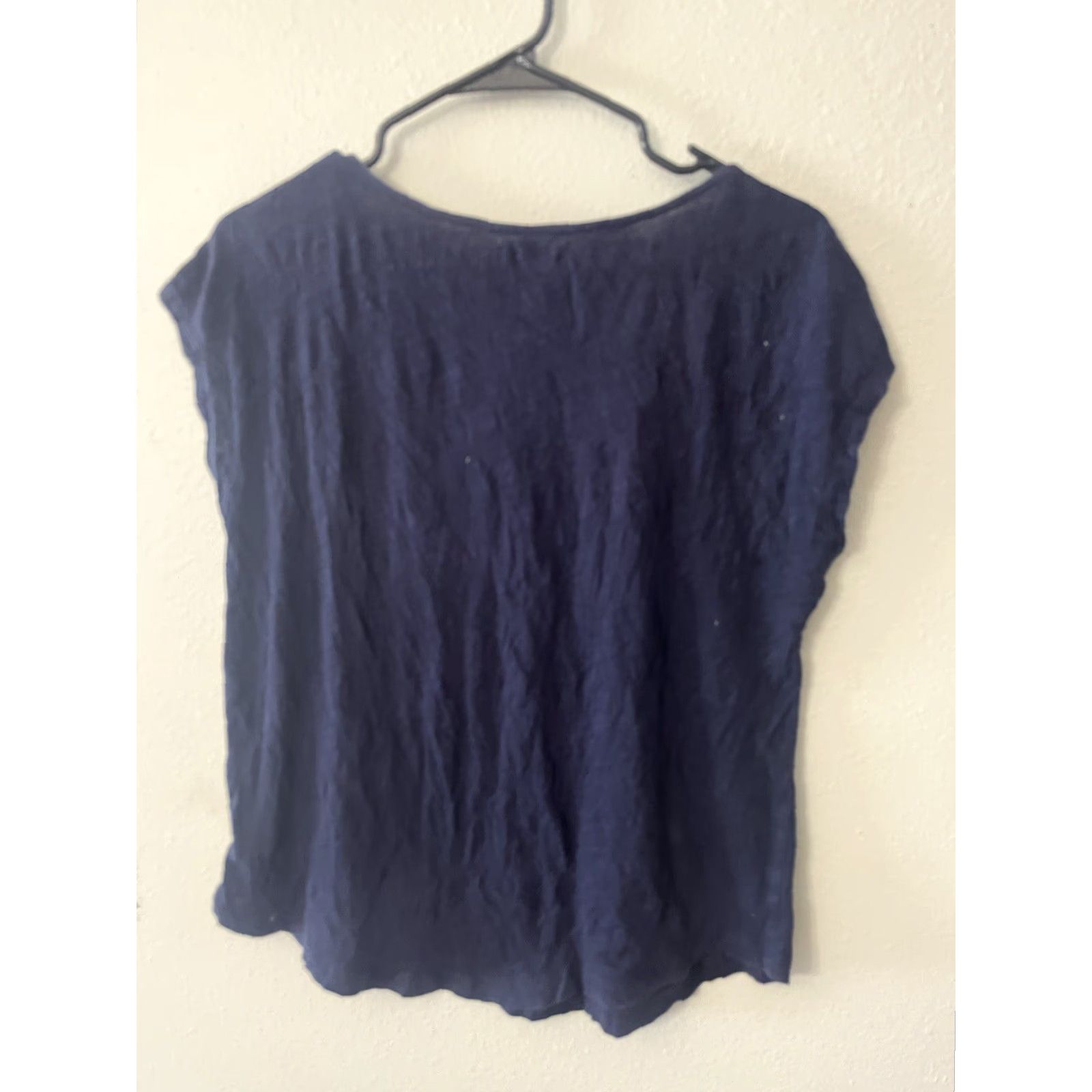 Gap GAP Womens Navy Blue Sleeveless Blouse XS Size XS / US 0-2 / IT 36-38 - 2 Thumbnail