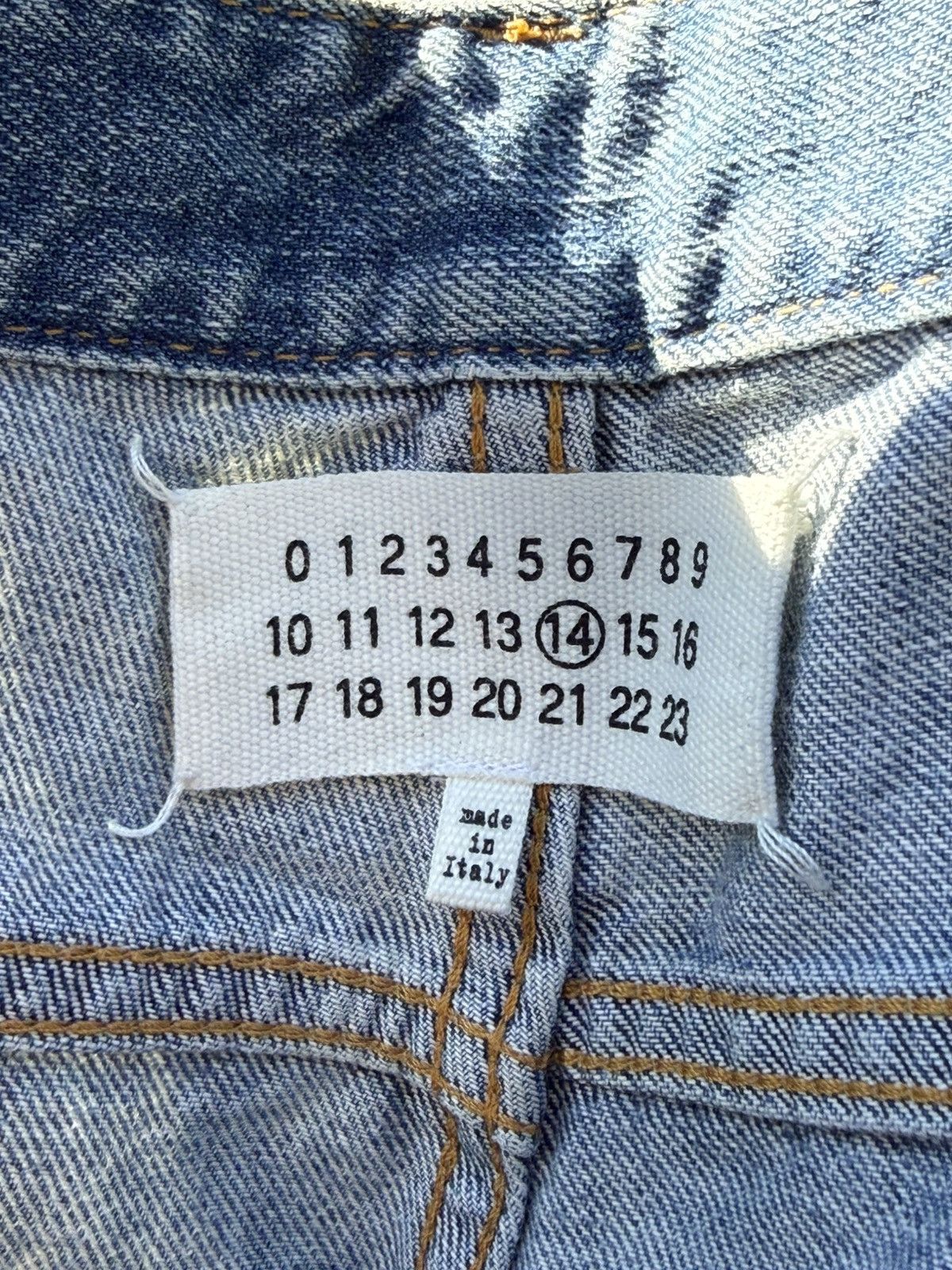 Maison Margiela Maison Martin Margiela Line 14 Slim Jeans – Light Wash Denim Size US 32 / EU 48 - 3 Thumbnail