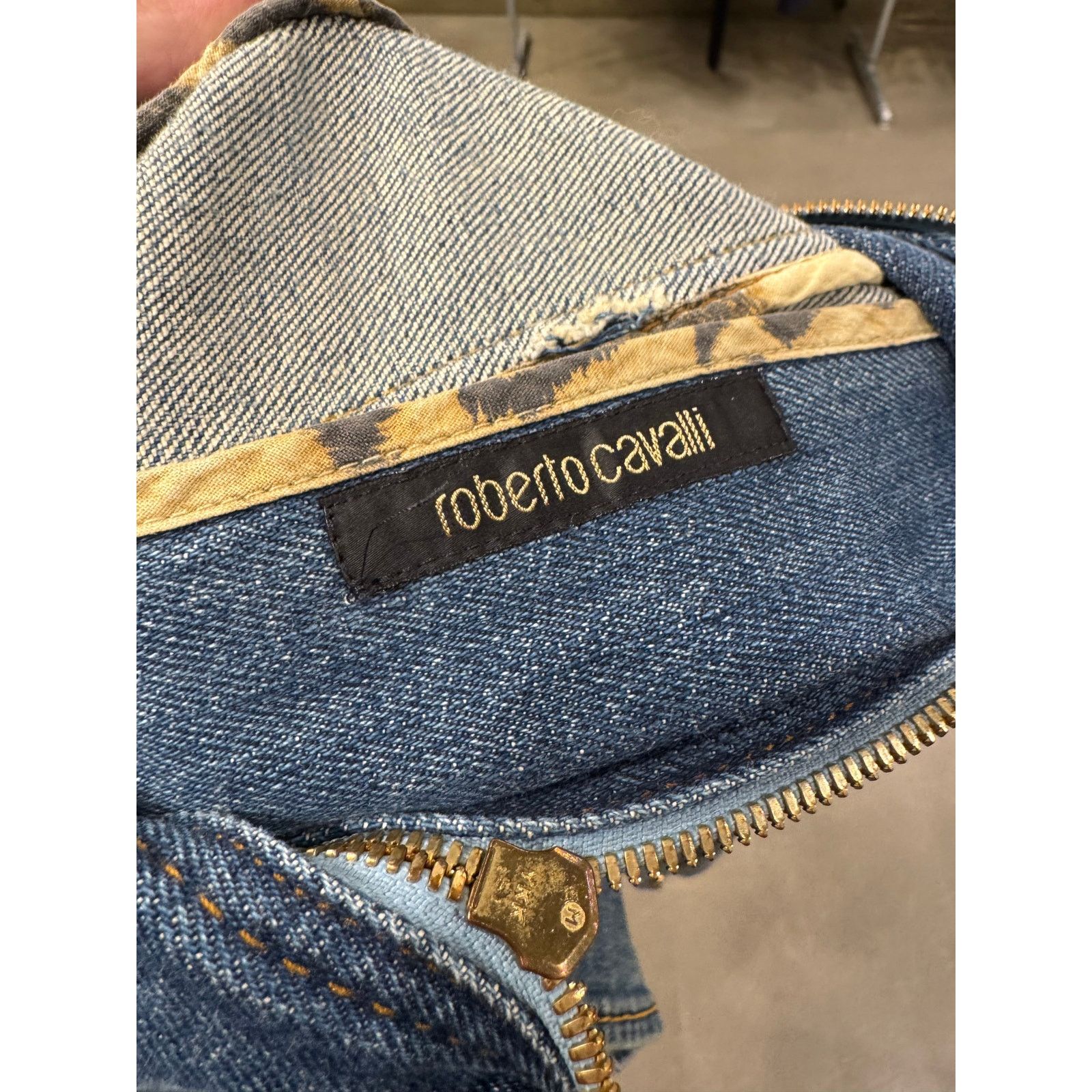 Roberto Cavalli S/S2005 Roberto Cavalli denim jacket Size S / US 4 / IT 40 - 3 Thumbnail