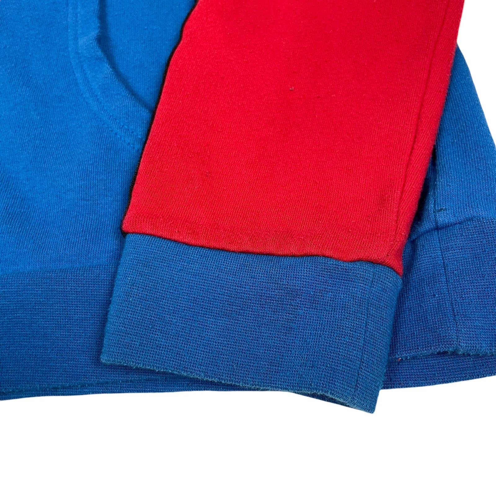 Stussy Stussy Womens Blue Red Pockets Long Sleeve Pullover Hoodie S Size S / US 4 / IT 40 - 5 Thumbnail