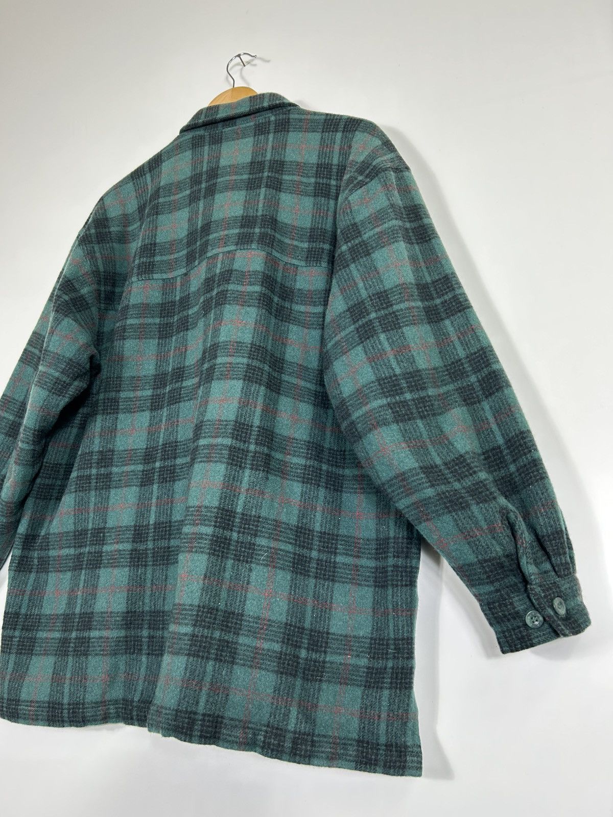 Flannel × PERSON'S × Vintage ⚡️Vintage Pm By Person’s Flannel Zipper Shirt Jacket Size US M / EU 48-50 / 2 - 15 Thumbnail