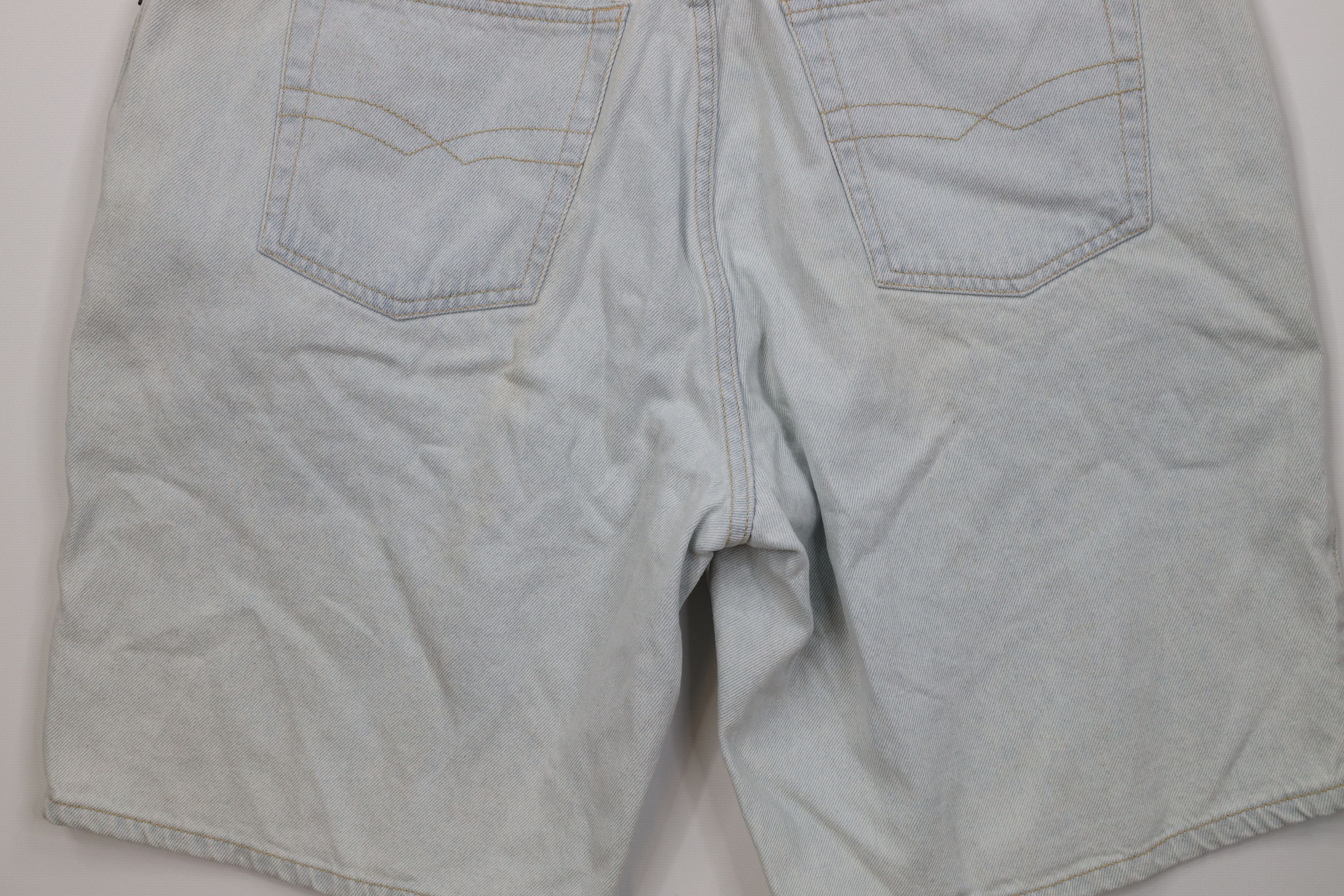 Vintage Vintage 90s Streetwear Baggy Relaxed Fit Denim Jean Shorts Size US 34 / EU 50 - 12 Thumbnail