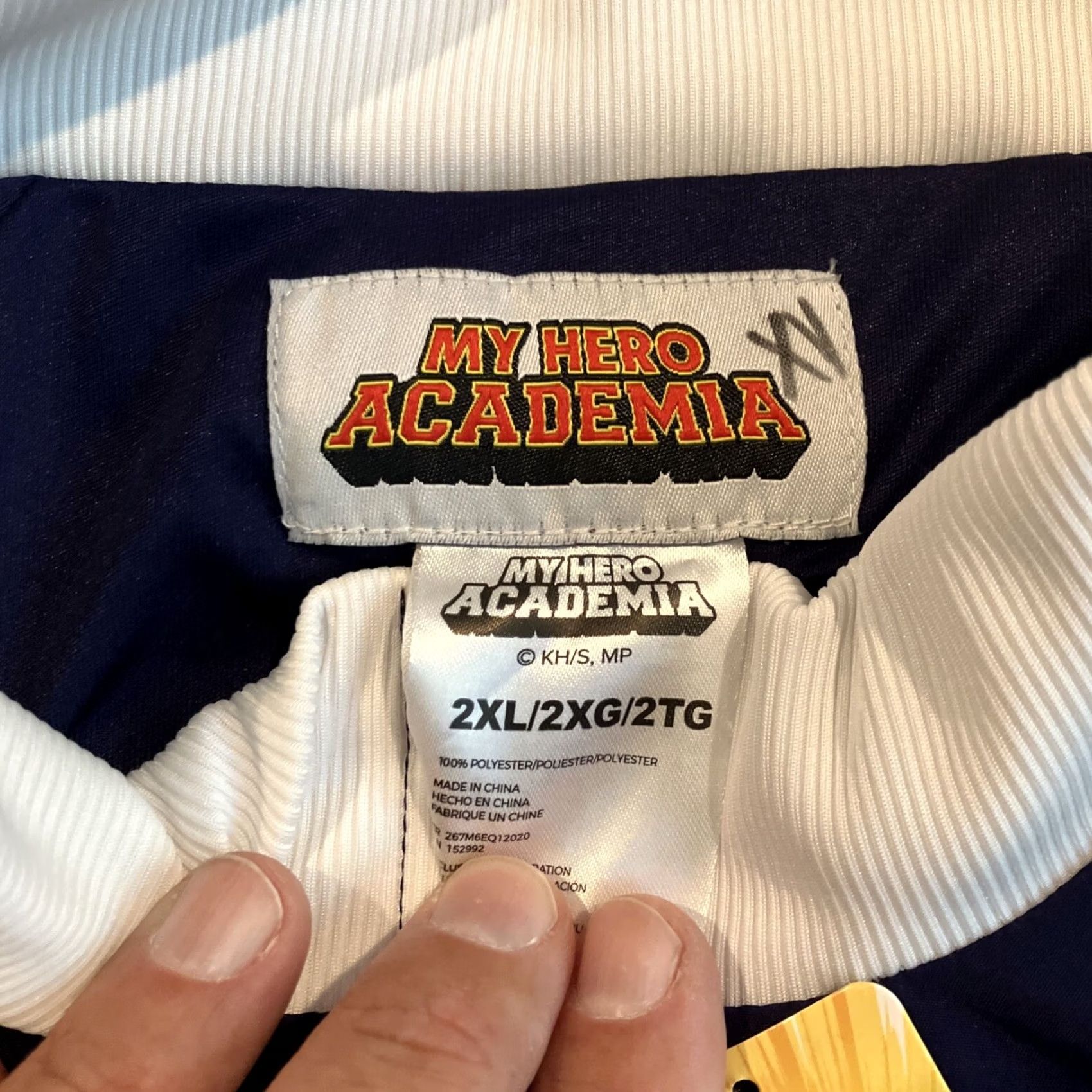 Vintage NWT My Hero Academia Track Jacket U.S. Full Zip Costume Men's Size XXL Blue Size US XXL / EU 58 / 5 - 3 Thumbnail