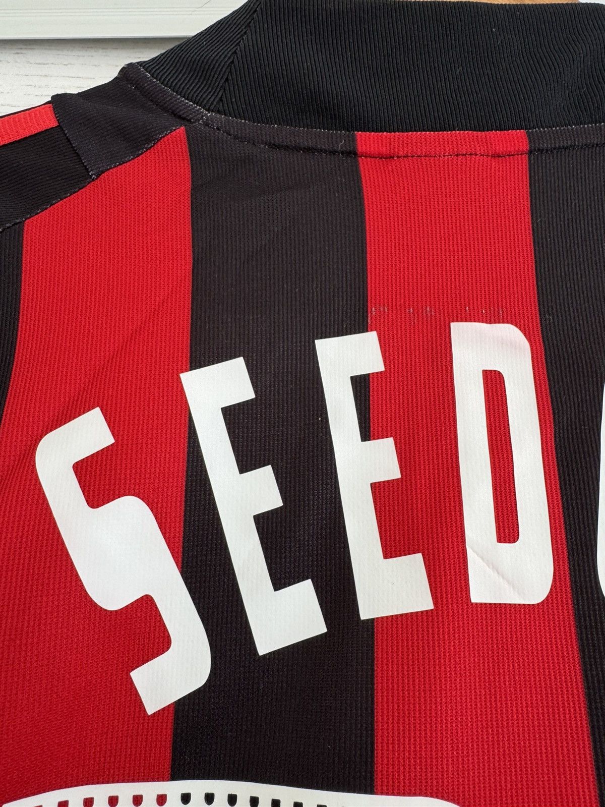 Adidas Vintage Seedorf #20 Milan 2002-2003 Home Soccer Jersey Shirt Size US M / EU 48-50 / 2 - 11 Thumbnail
