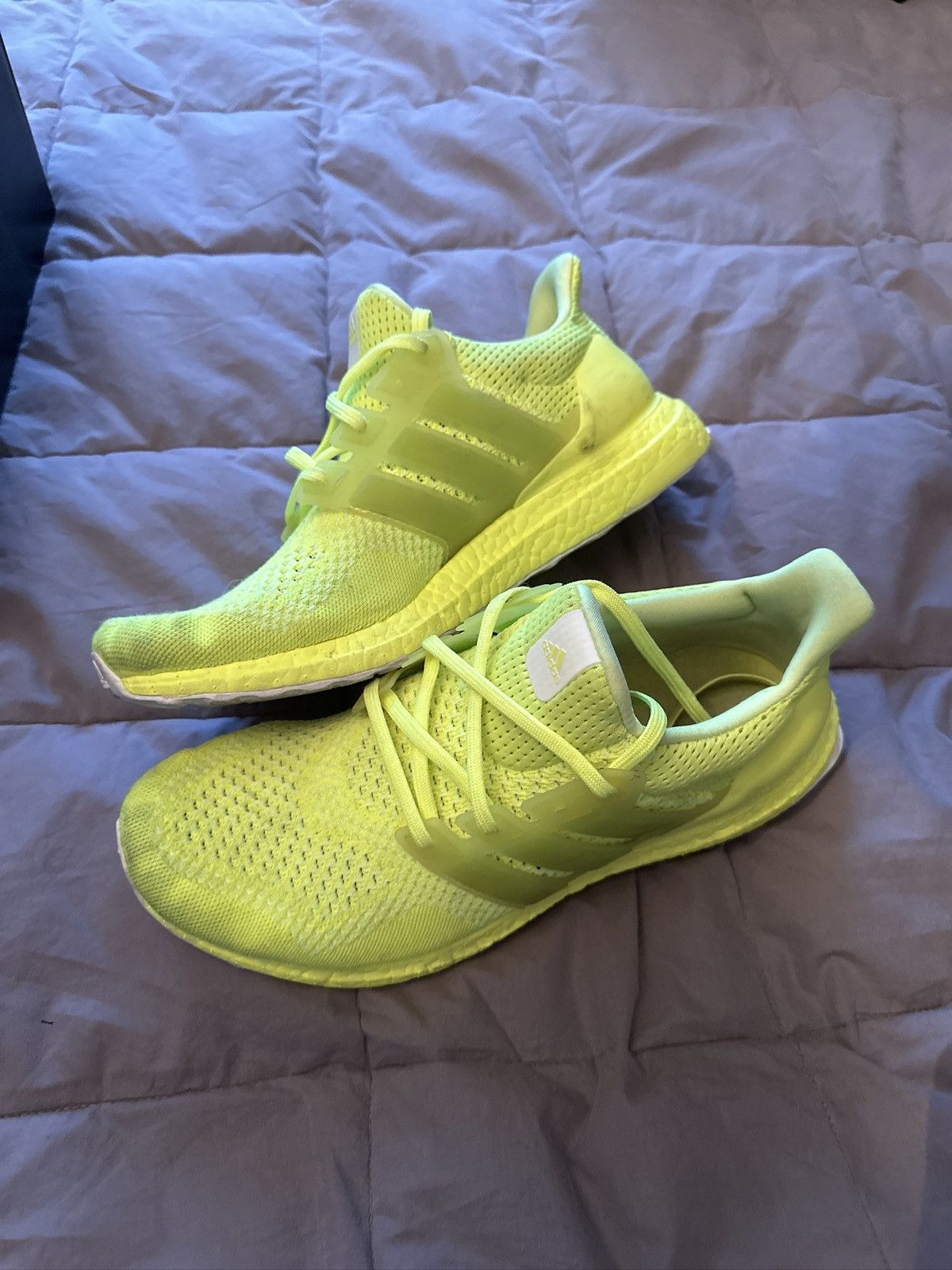 adidas gazelle silver green womens Adidas x Stella McCartney Women's Ultraboost 5 Solar Yellow / Hi-Res Yellow  / White Running Shoes