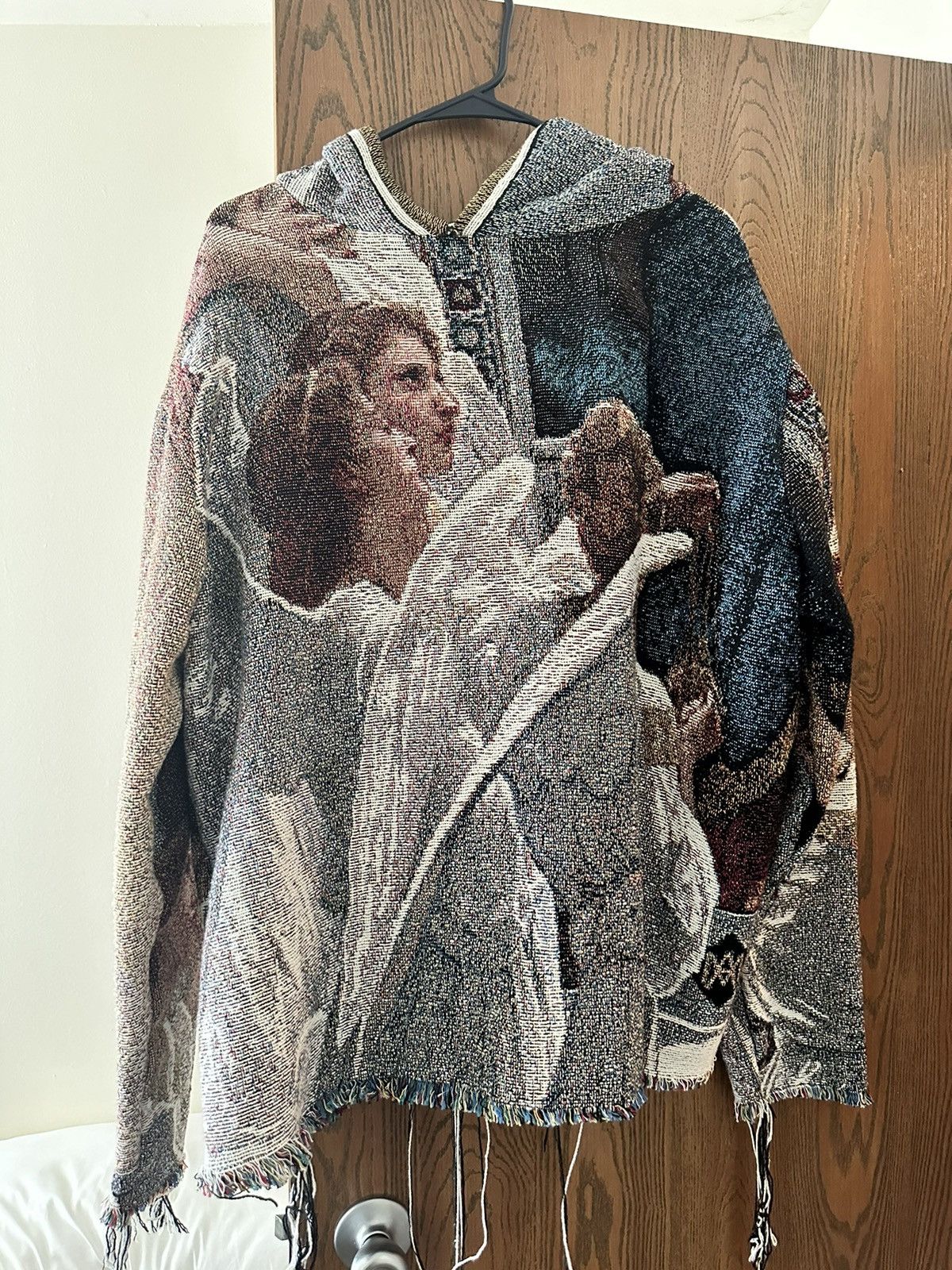 Vintage Melody Park Angel Tapestry Hoodie Grailed