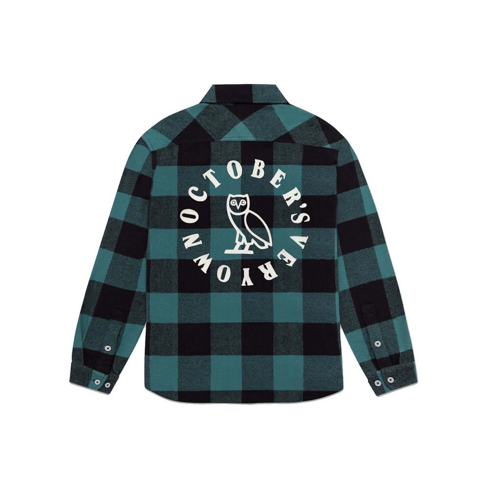 Drake OVO Buffalo Plaid Flannel Shirt Size US L / EU 52-54 / 3 - 1 Thumbnail