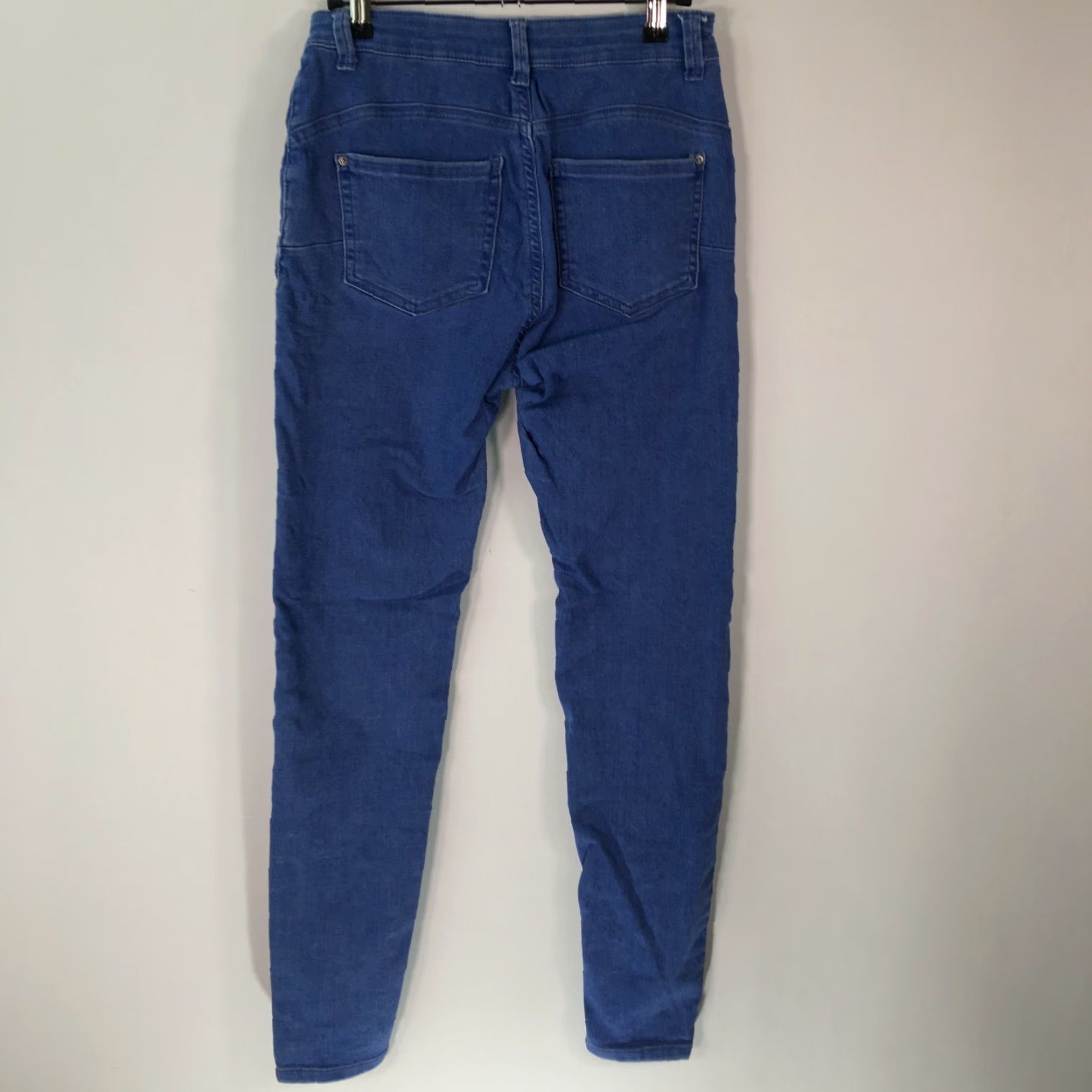 Denime FB Sister Womens Jeans Skinny Mid Rise Blue Denim 31 Size 24" / US 00 / IT 34 - 2 Thumbnail