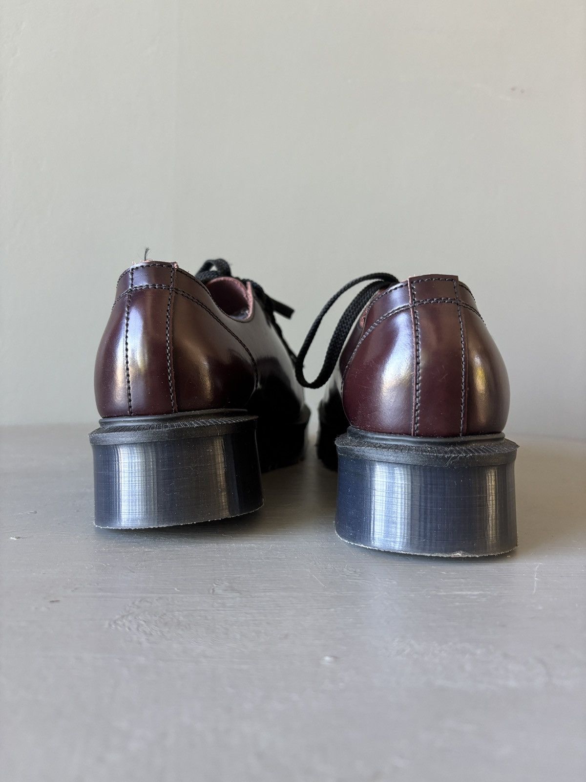 Other Denson Platform Monkey Shoes Men's Burgundy (UK6/US7) Size US 7 / EU 40 - 4 Thumbnail