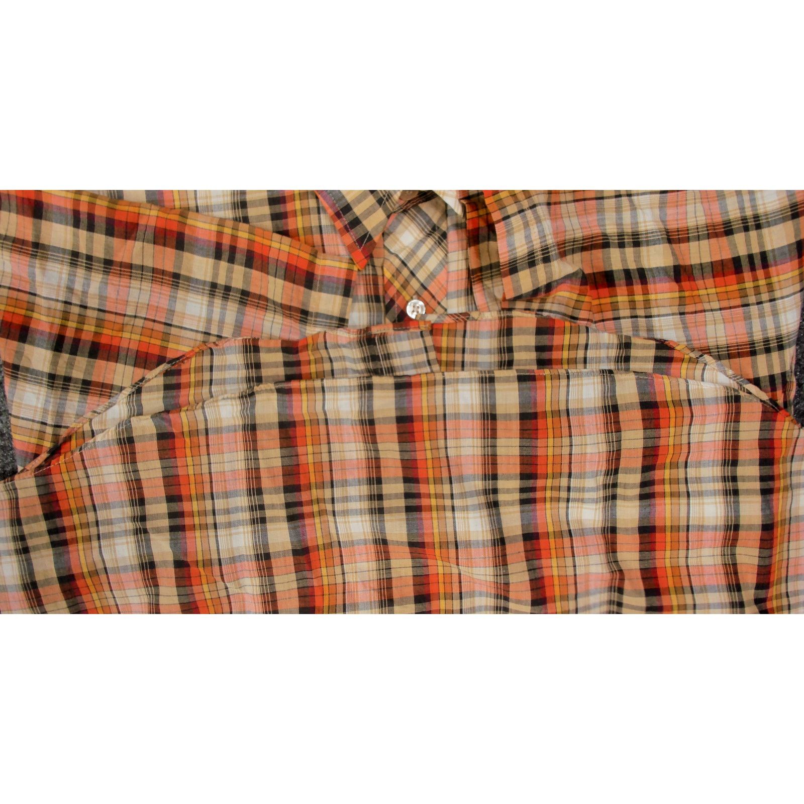 Wrangler Vintage 80s Made in Korea Single Stitch Plaid Shirt L Size US L / EU 52-54 / 3 - 9 Thumbnail