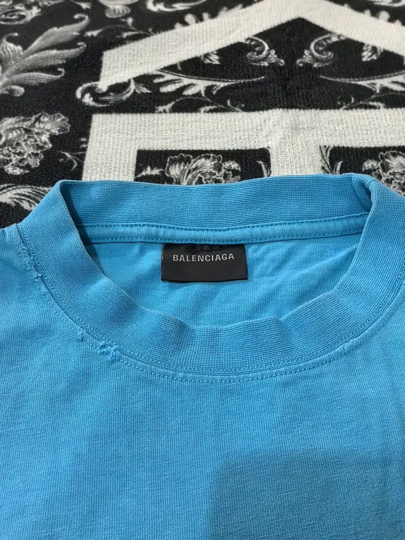 Balenciaga Balenciaga ss23 blue wave ice crack Coca-Cola logo short s Size US M / EU 48-50 / 2 - 3 Thumbnail