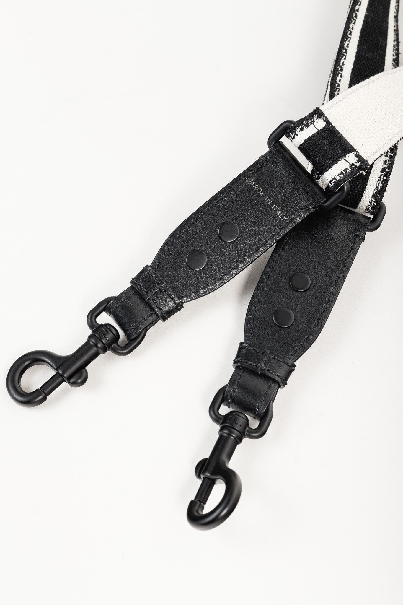 Dior Christian Dior Logo-Embroidered Canvas Bag Strap Size ONE SIZE - 4 Thumbnail