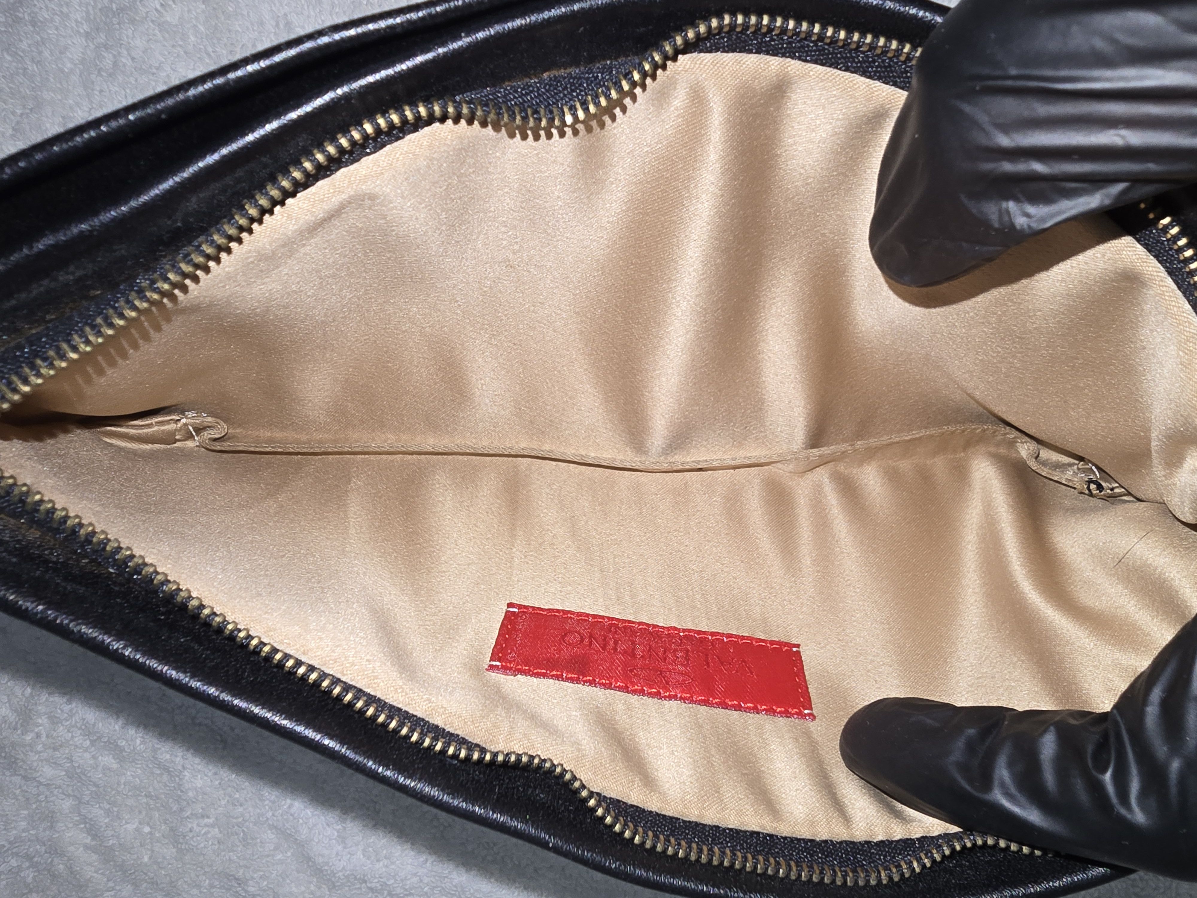 Valentino Valentino Leather Ribbon clutch bag Size ONE SIZE - 4 Thumbnail