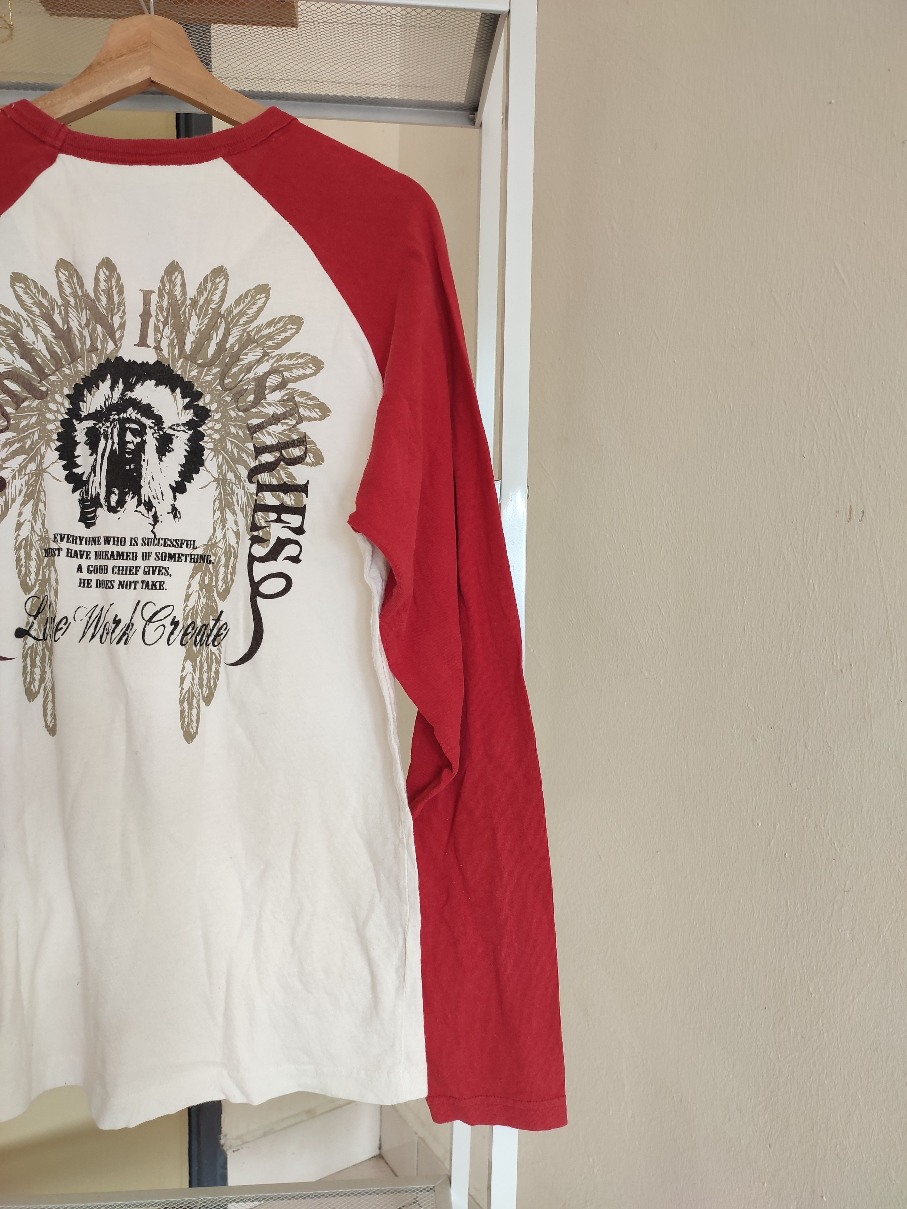 Japanese Brand Crazy y2k BROOKLYN INDUSTRIES APACHE LONG SLEEVE Size US L / EU 52-54 / 3 - 6 Thumbnail