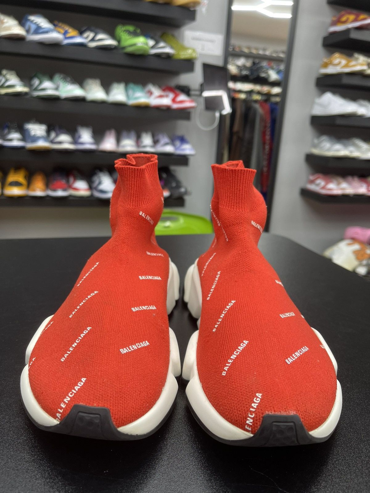 Balenciaga Size 7US/37EU - Balenciaga Speed 2.0 “All Over Logo” Size US 7 / IT 37 - 2 Thumbnail