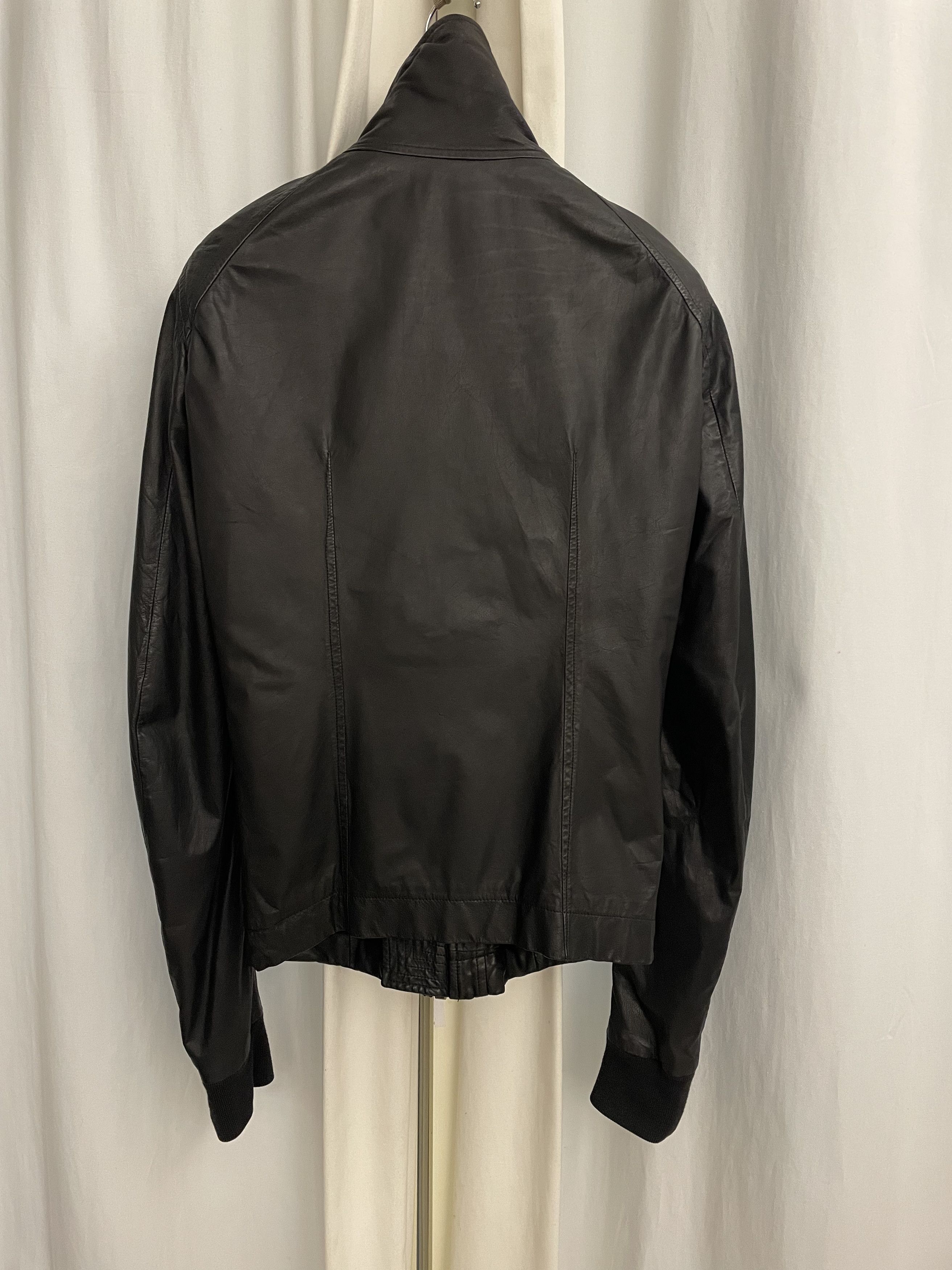 Rick Owens Calf leather Intarsia jacket 46 | Grailed