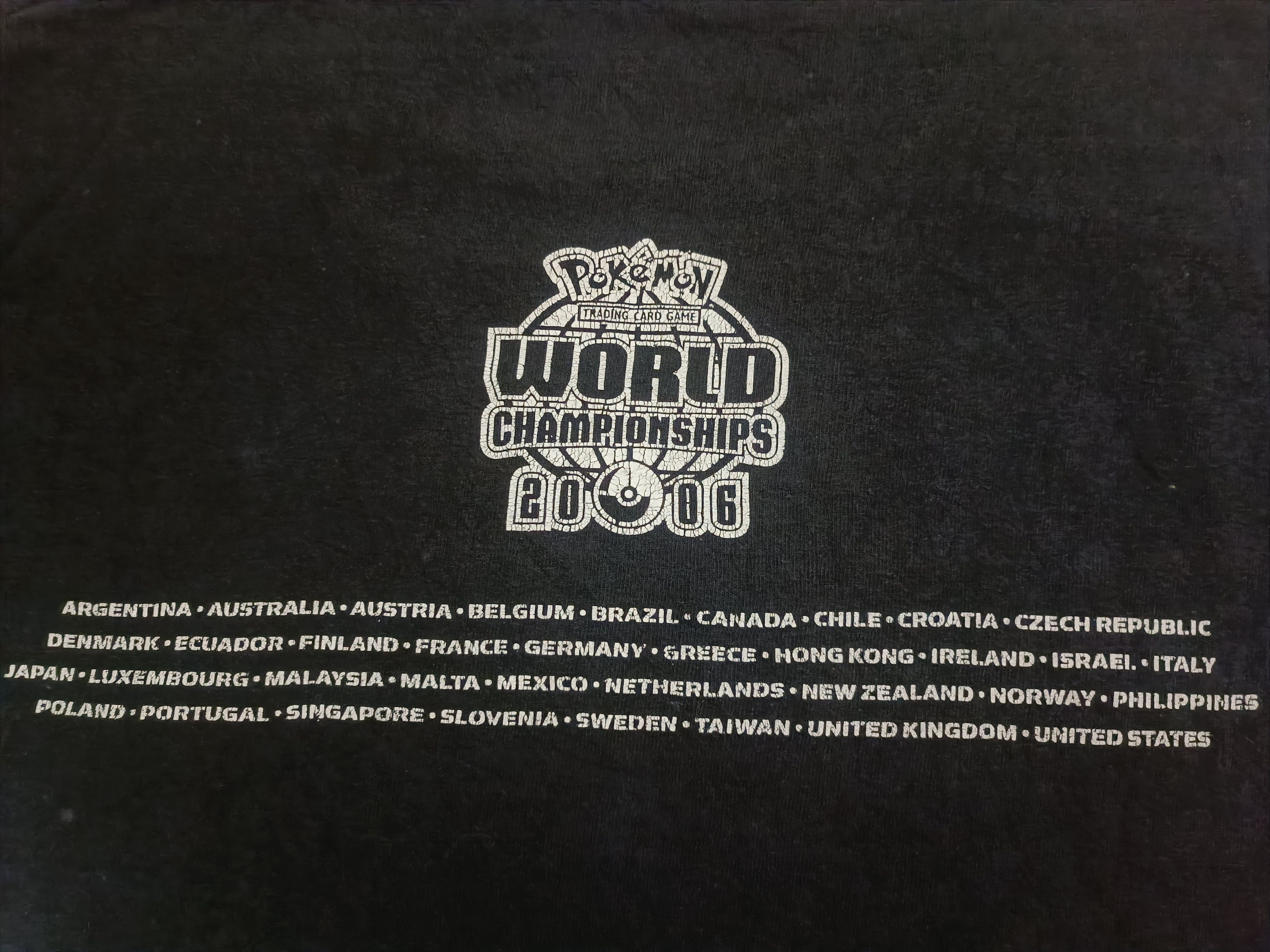 Pokemon ♦️Vintage Pokemon Trading Card Game World Champion 2006 Tee Size US S / EU 44-46 / 1 - 6 Thumbnail