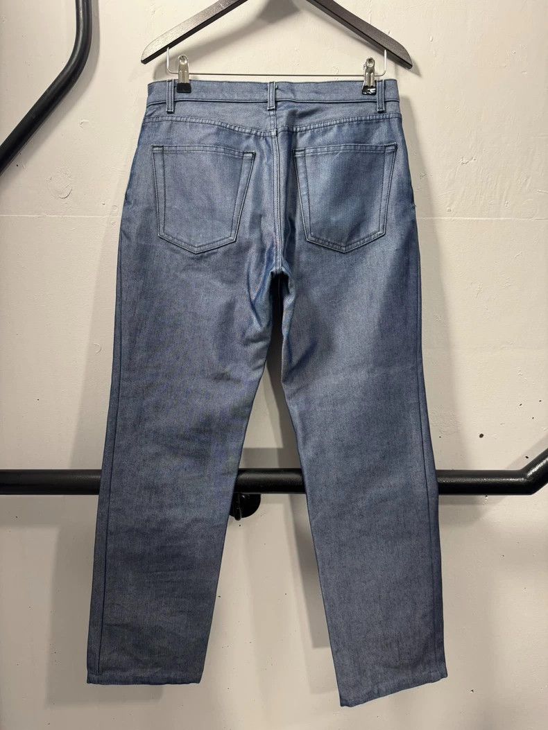 Helmut Lang HELMUT LANG Silver brushed waxed cowhide Size US 32 / EU 48 - 3 Thumbnail