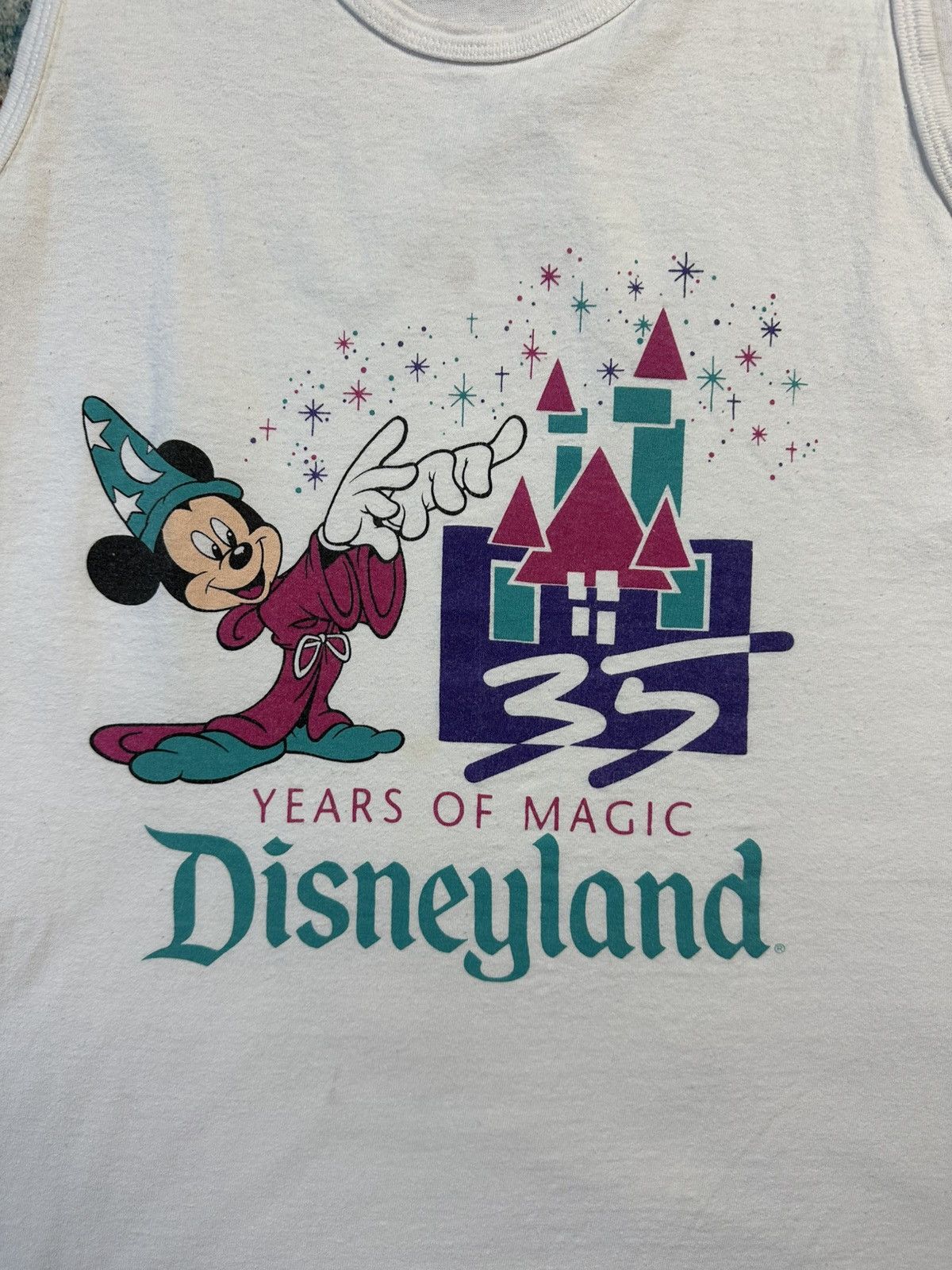 Disney Vintage Disneyland 35 Year Anniversary Tank Top Large Size US L / EU 52-54 / 3 - 4 Thumbnail