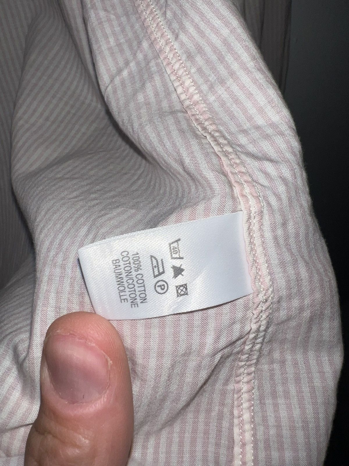 Paul Smith Pink and white striped button up shirt Size US M / EU 48-50 / 2 - 3 Thumbnail
