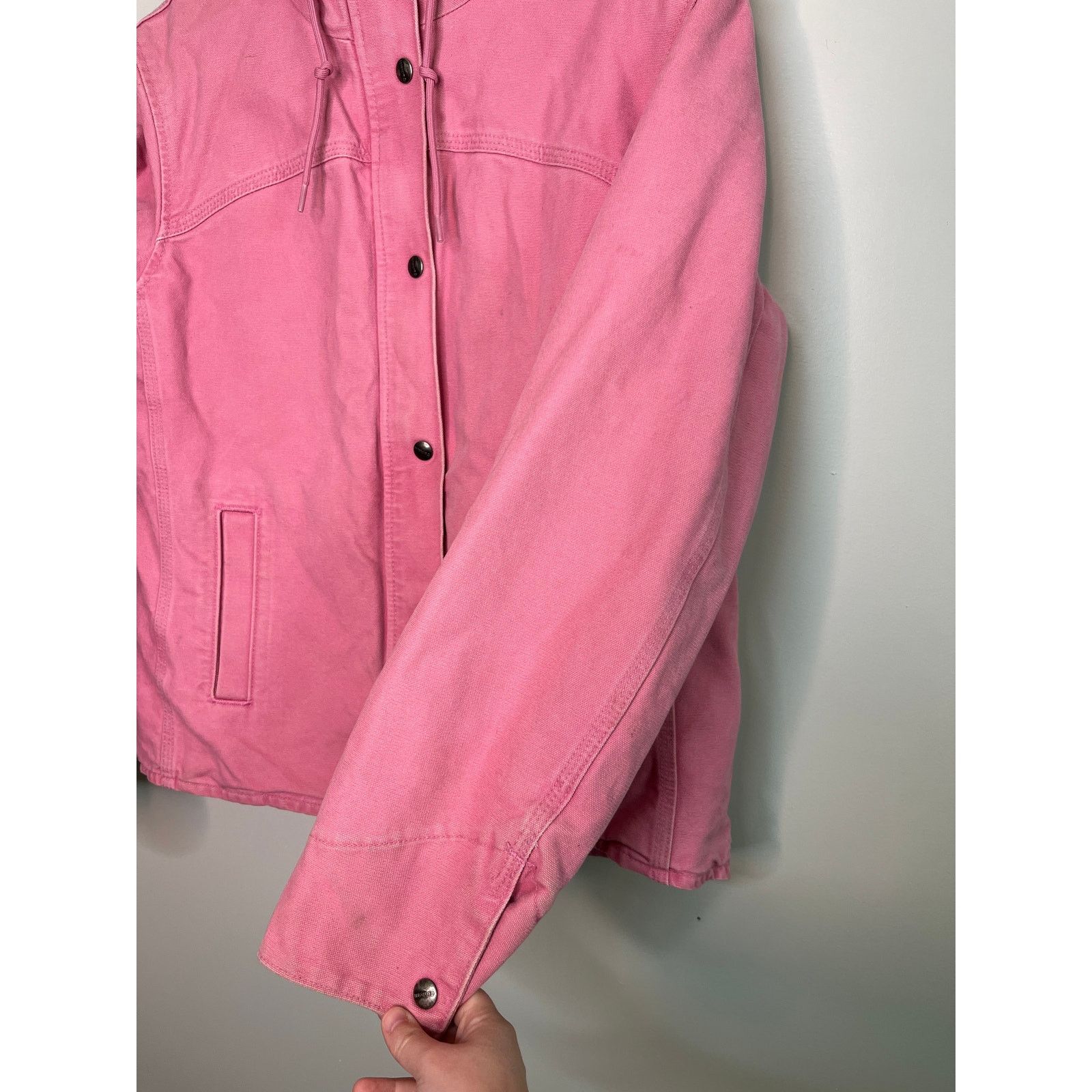 Carhartt Y2K Carhartt Pink Sherpa Streetwear Workwear Jacket 100657 S Size US S / EU 44-46 / 1 - 7 Thumbnail