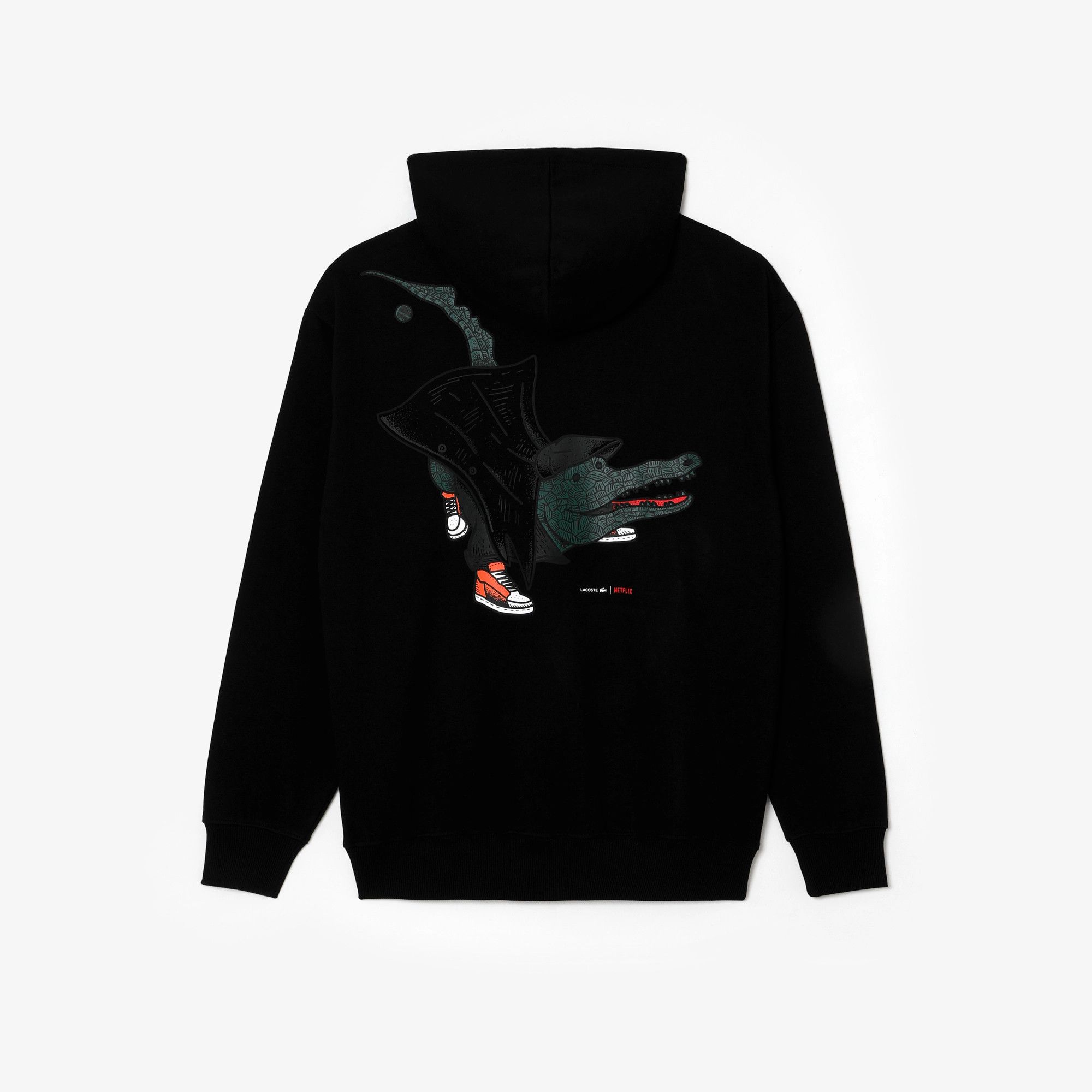 Lacoste Lacoste x Netflix Loose Fit Hoodie - Lupin - Unisex - XL