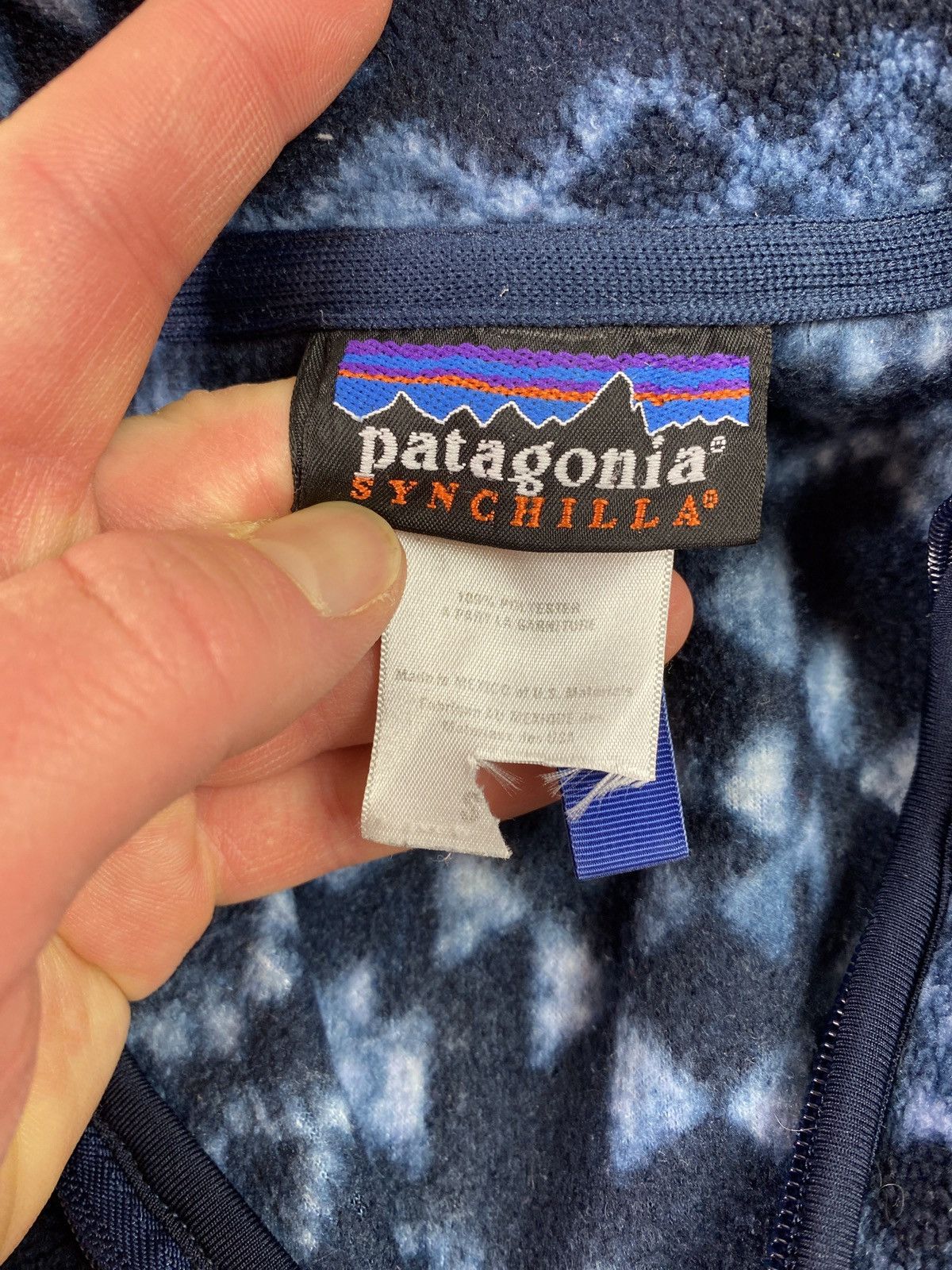 Japanese Brand × Patagonia × Vintage Patagonia Synchilla Aztec Fleece Snap-t USA Made RARE Groovy Size US S / EU 44-46 / 1 - 9 Thumbnail