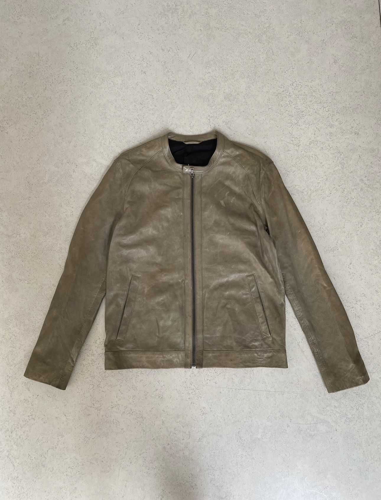 Vince Lambskin Leather Jacket