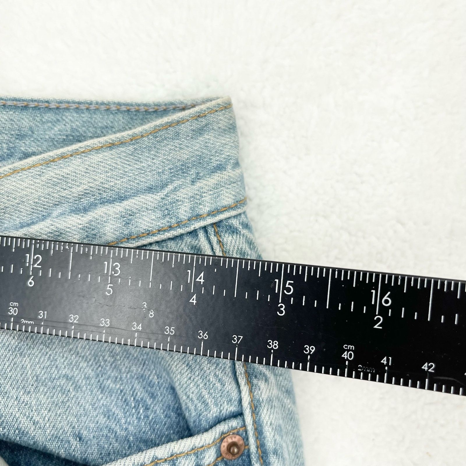 GRLFRND GRLFRND Karolina (6768) HighRise Straight Jeans Domenico 27 Size 27" / US 4 / IT 40 - 5 Thumbnail
