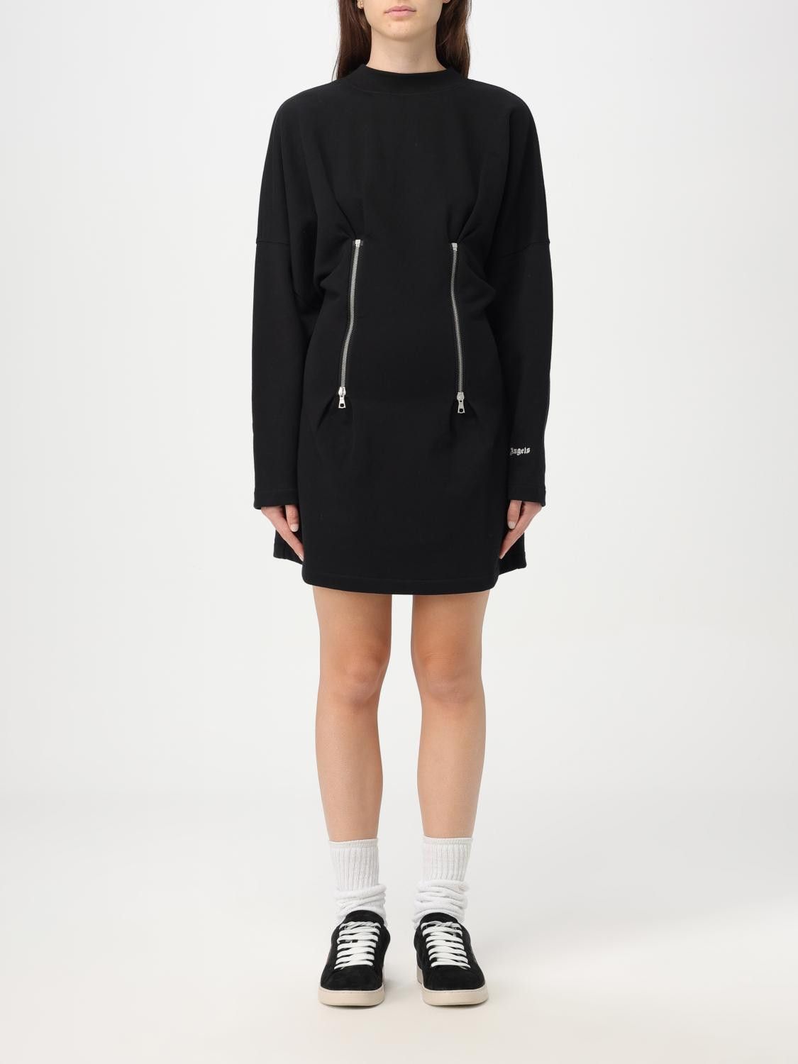 Palm Angels o1y1125 Mini Dress in Black Size M / US 6-8 / IT 42-44 - 1 Thumbnail