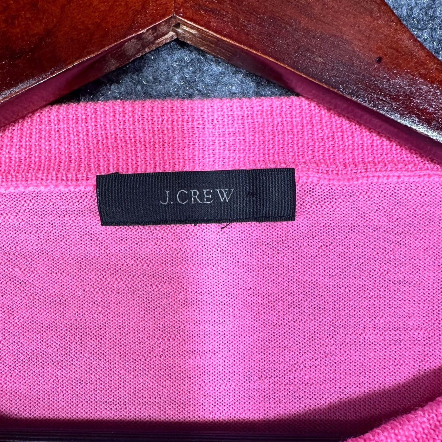 J.Crew J.CREW Sweater Women XS Pink Cotton Long Sleeve Ribbed Hem Pullover Crewneck Knit Top Short Description Size XS / US 0-2 / IT 36-38 - 5 Thumbnail