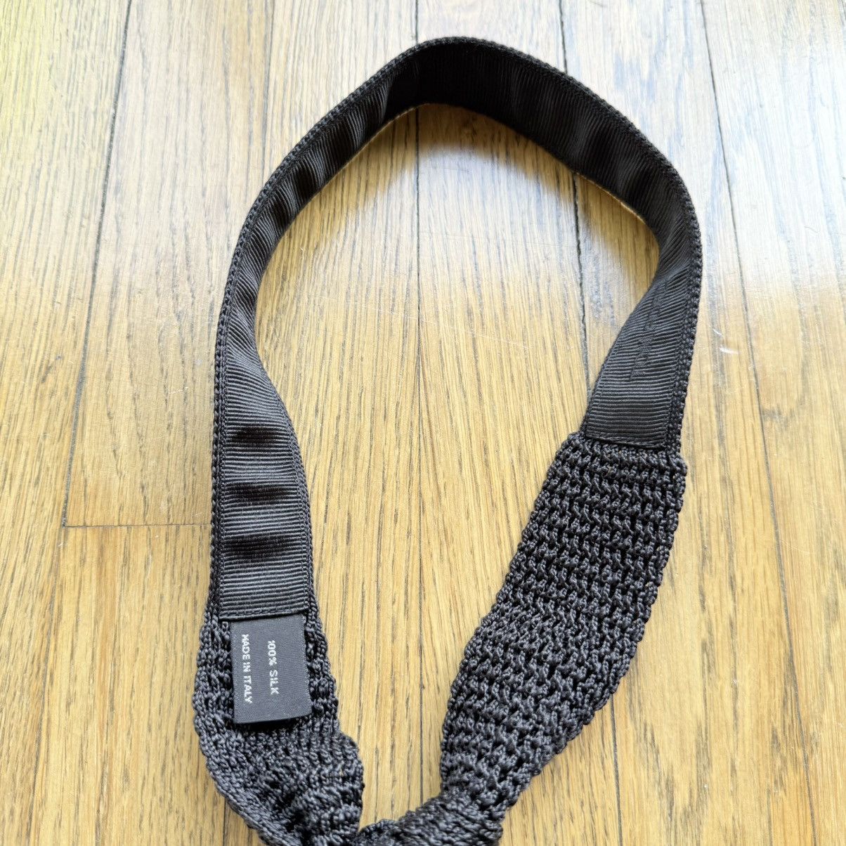 Tom Ford Tom ford 7.5cm black Knitted Silk Tie Size ONE SIZE - 4 Thumbnail