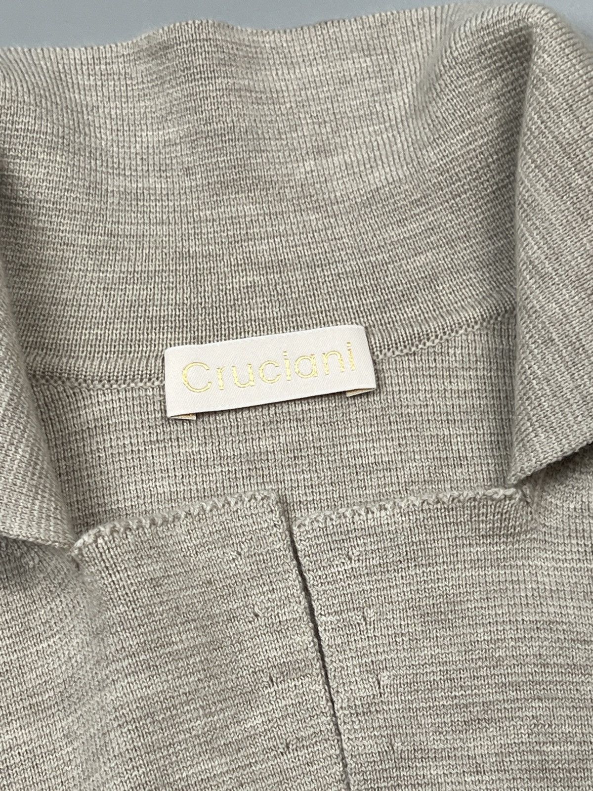 Cruciani Cruciani Wool Collared Cardigan (Y0459) Size S / US 4 / IT 40 - 5 Thumbnail