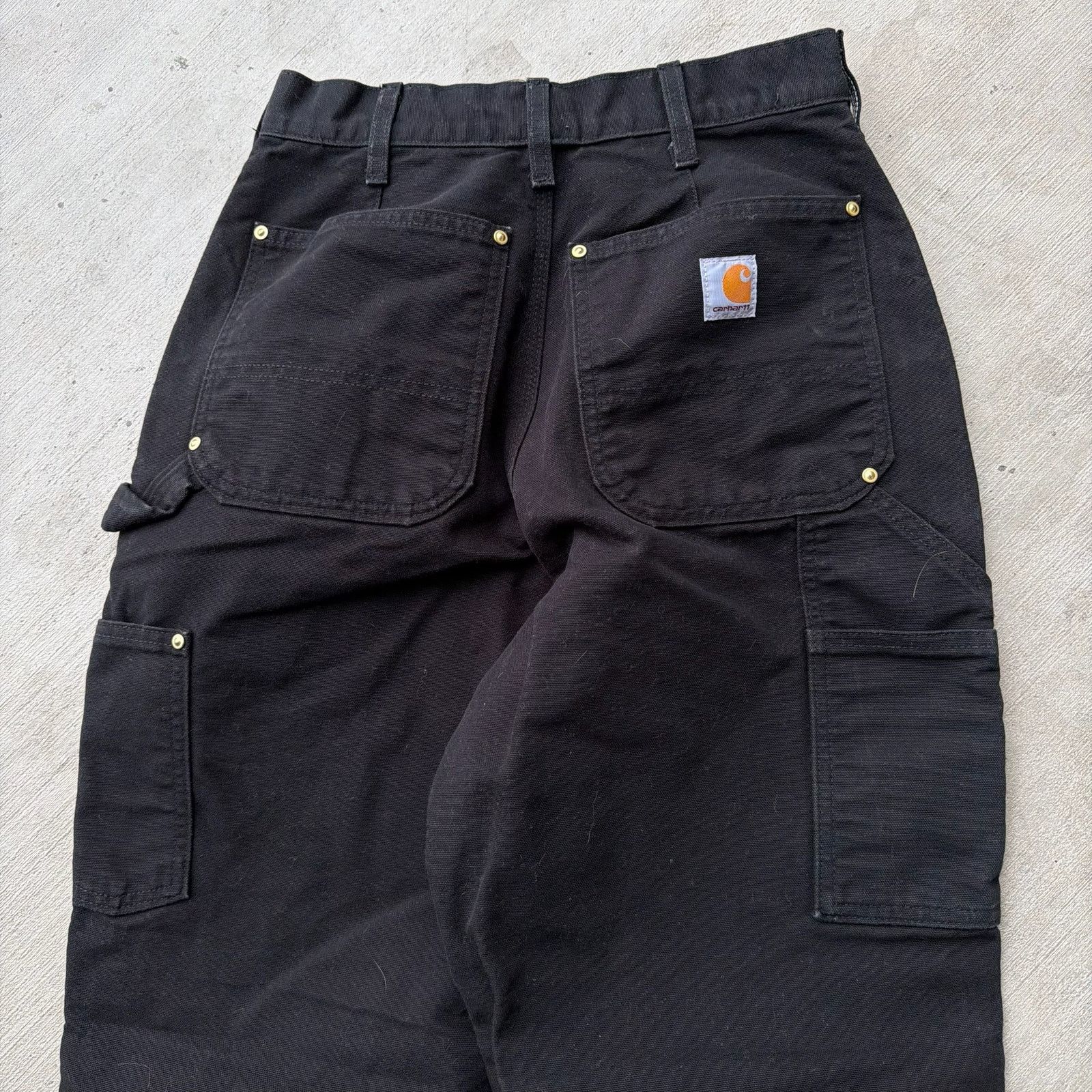 Carhartt × Vintage Carhartt black double knee work wear carpenter pants Size US 28 / EU 44 - 5 Thumbnail