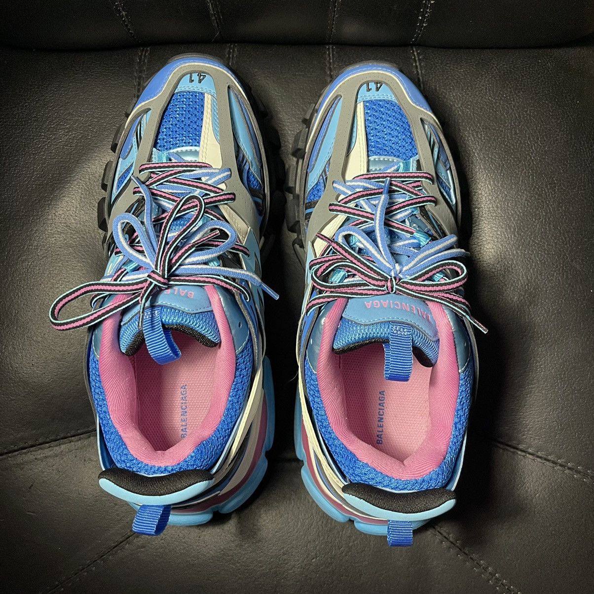 Balenciaga Balenciaga Track Blue pink Size US 8 / EU 41 - 7 Thumbnail