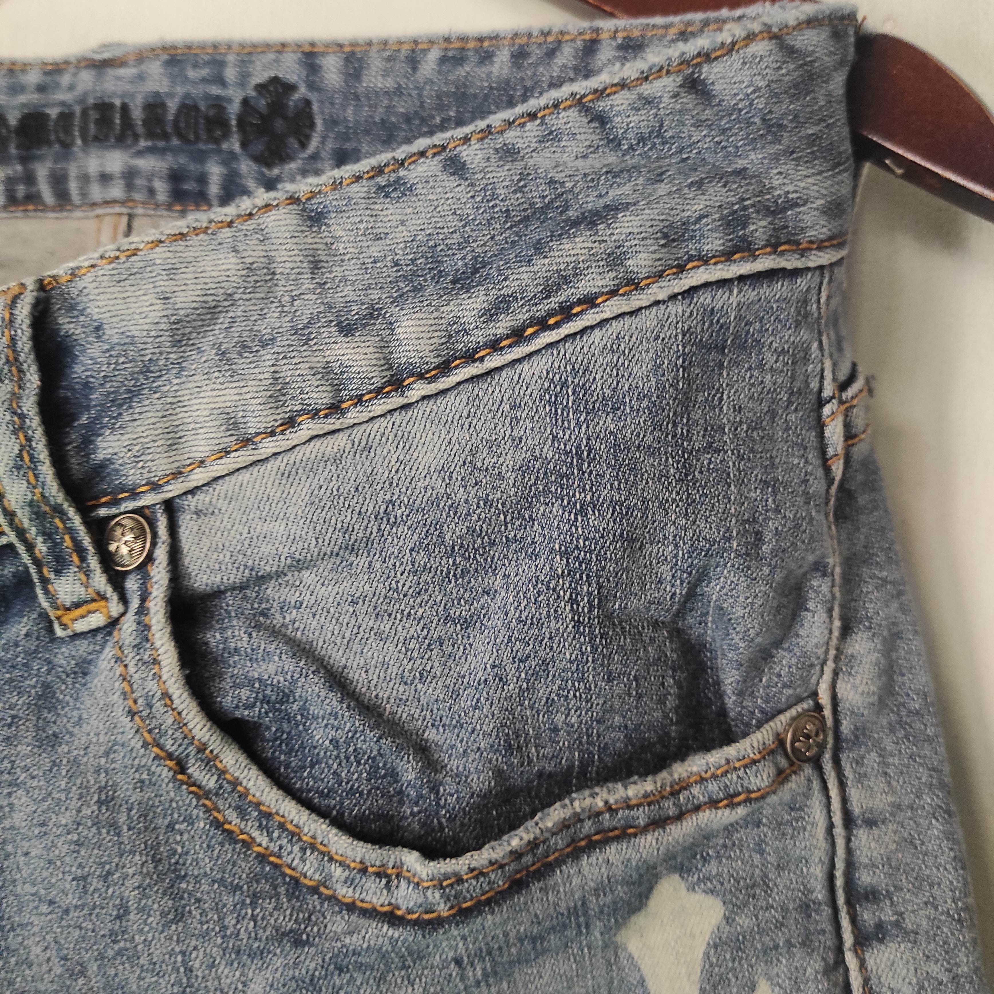 Hysteric Glamour Distressed Denim Chrome Hearts Style Size US 32 / EU 48 - 18 Thumbnail